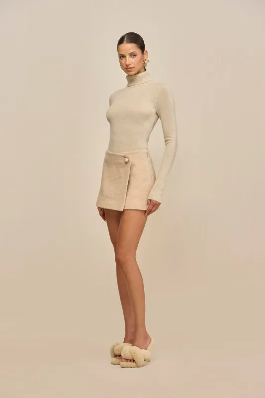 CORNELIA SKIRT - OATMEAL sold by Cult Gaia