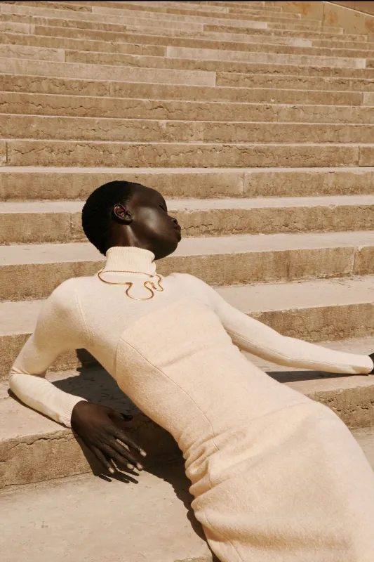 BETTINA DRESS - OATMEAL sold by Cult Gaia