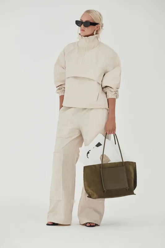 TEBIE PANT - LIGHT BEIGE sold by Cult Gaia