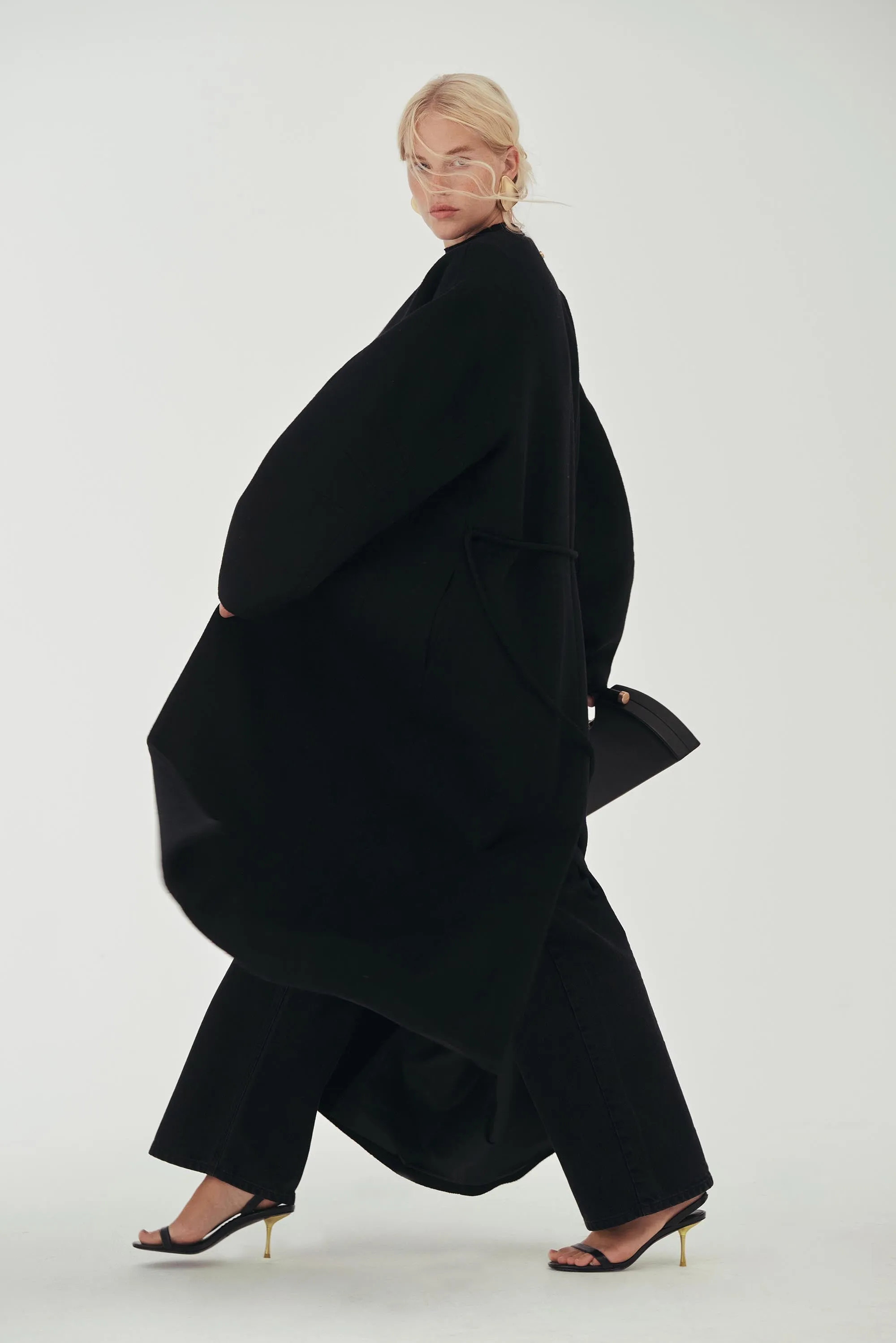 BRUNELLA COAT - BLACK sold by Cult Gaia product image thumbnail 2