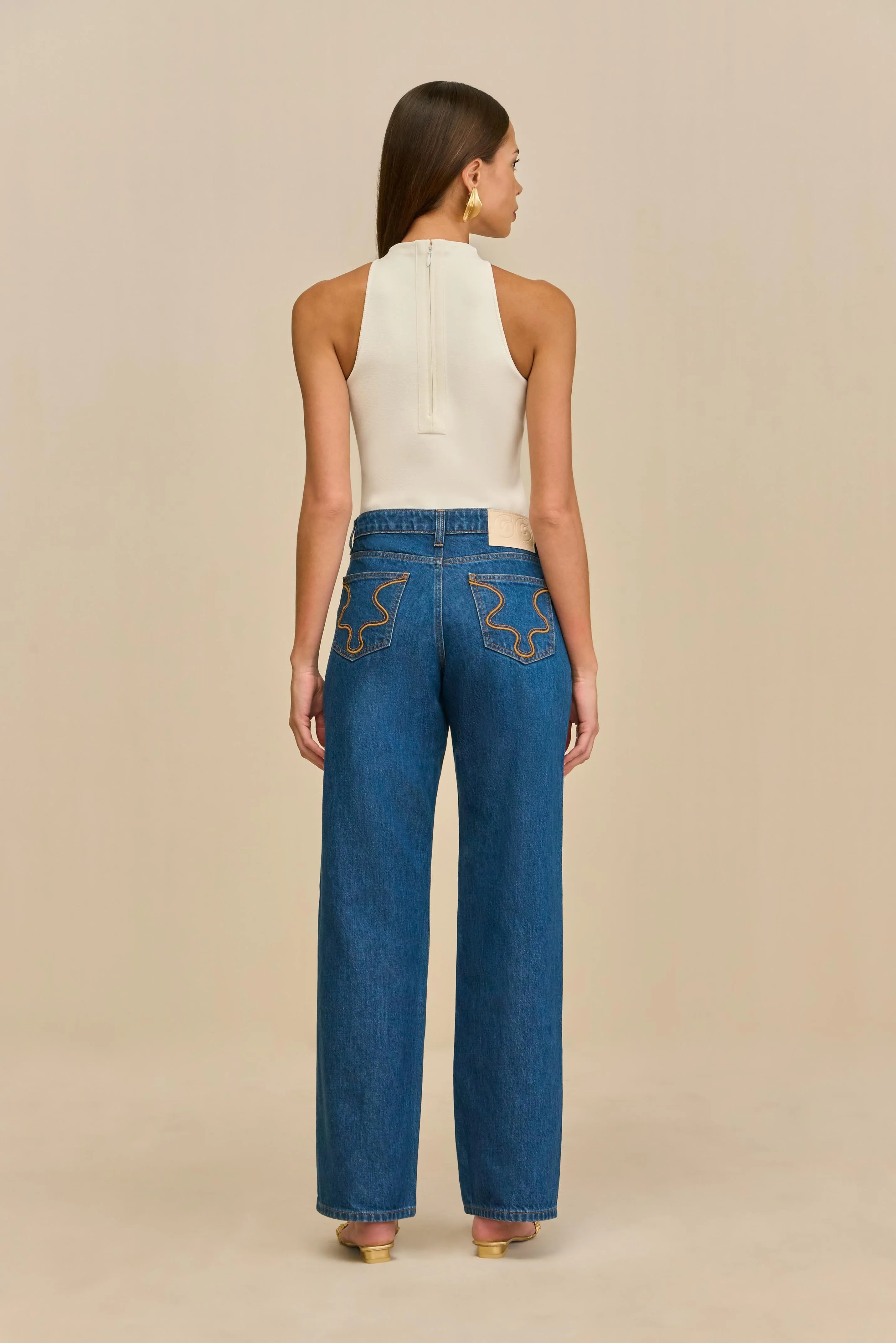 CASSIUS KNIT BODYSUIT - OFF WHITE sold by Cult Gaia product image thumbnail 5