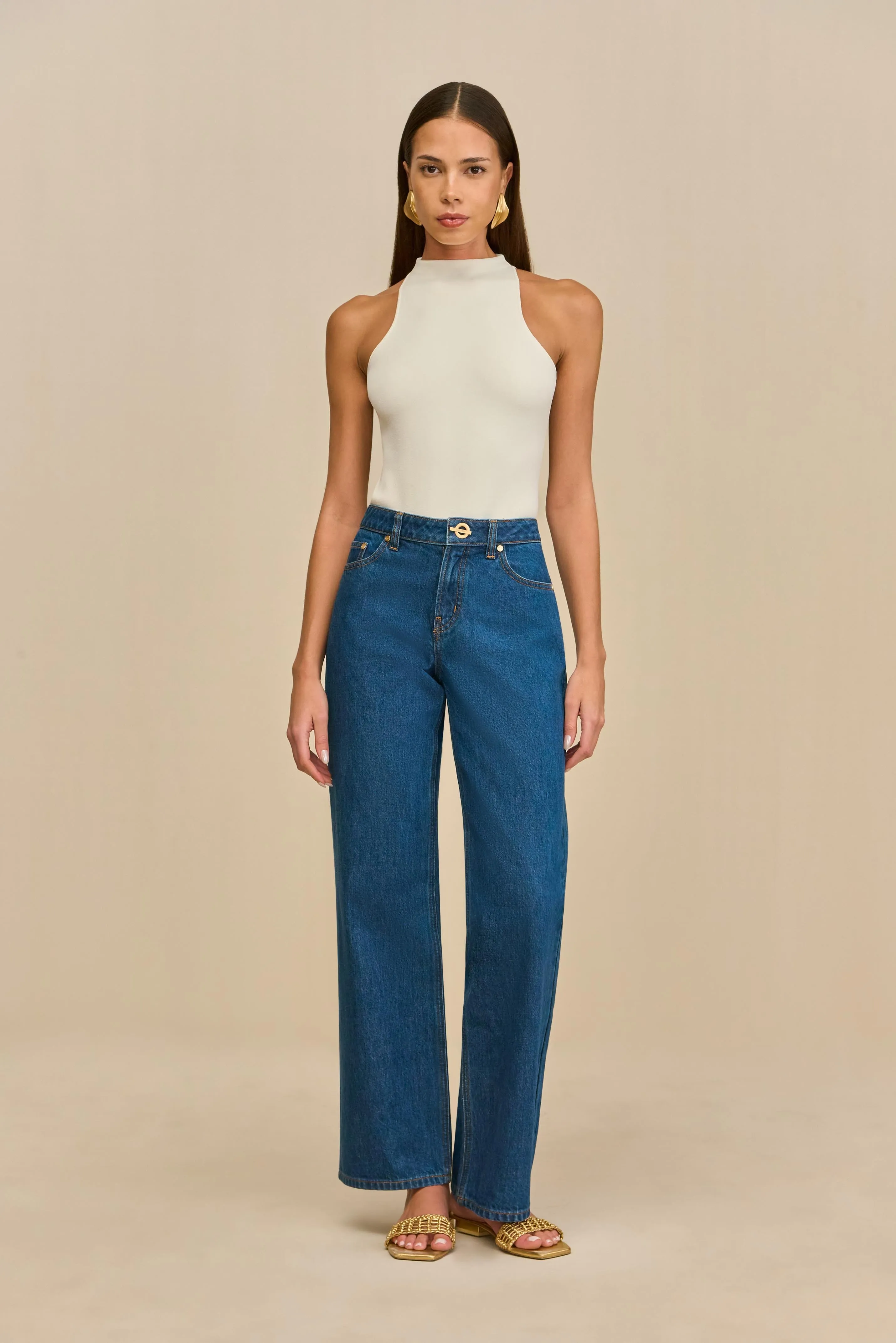 CASSIUS KNIT BODYSUIT - OFF WHITE sold by Cult Gaia product image thumbnail 2