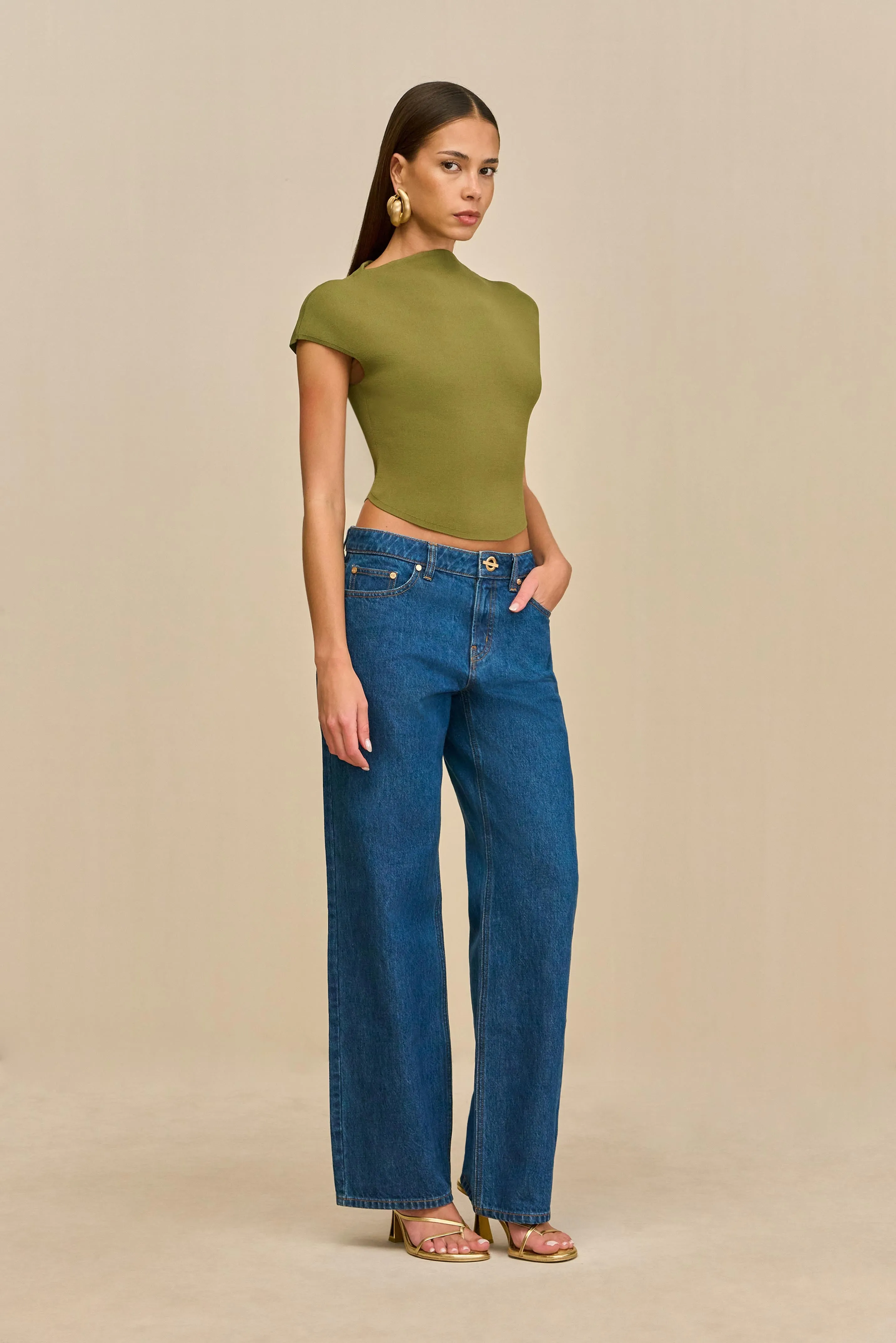 VIRGINIANA KNIT TOP - CEDAR sold by Cult Gaia product image thumbnail 2