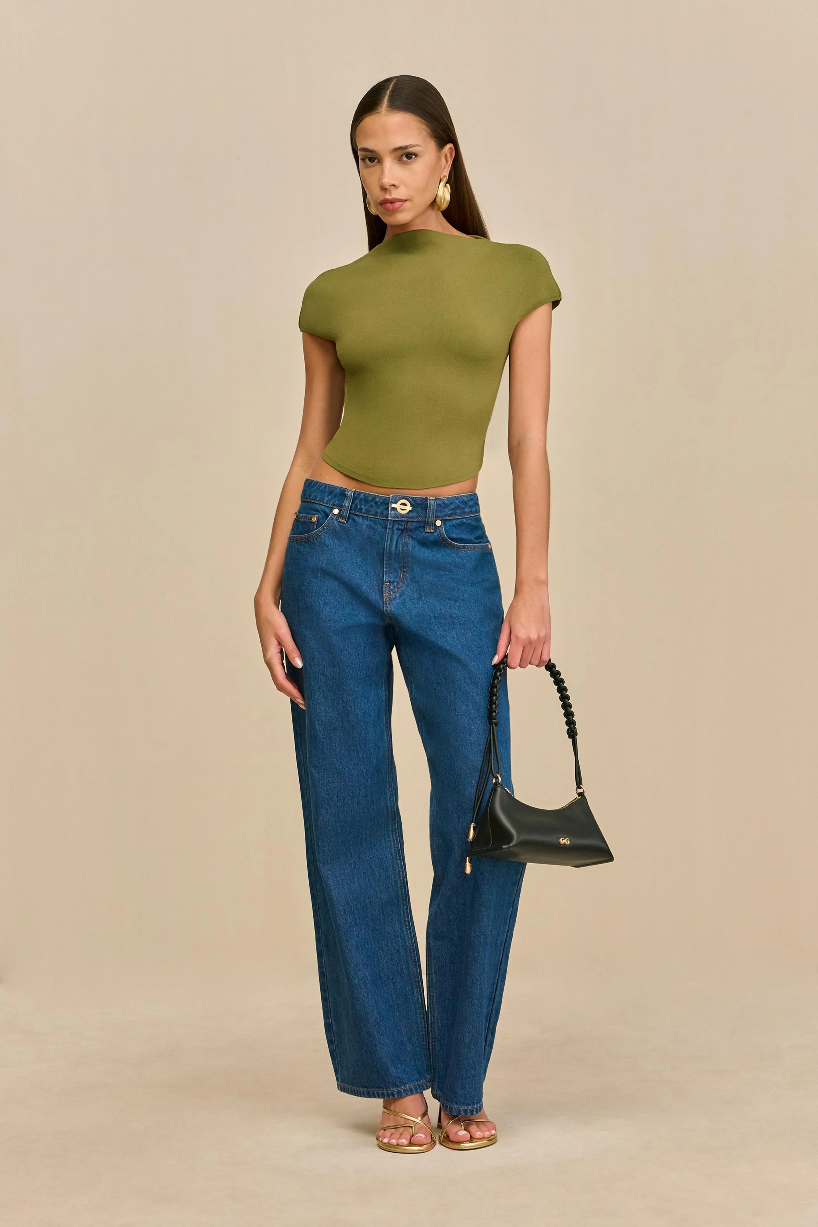 VIRGINIANA KNIT TOP - CEDAR sold by Cult Gaia product image thumbnail 3