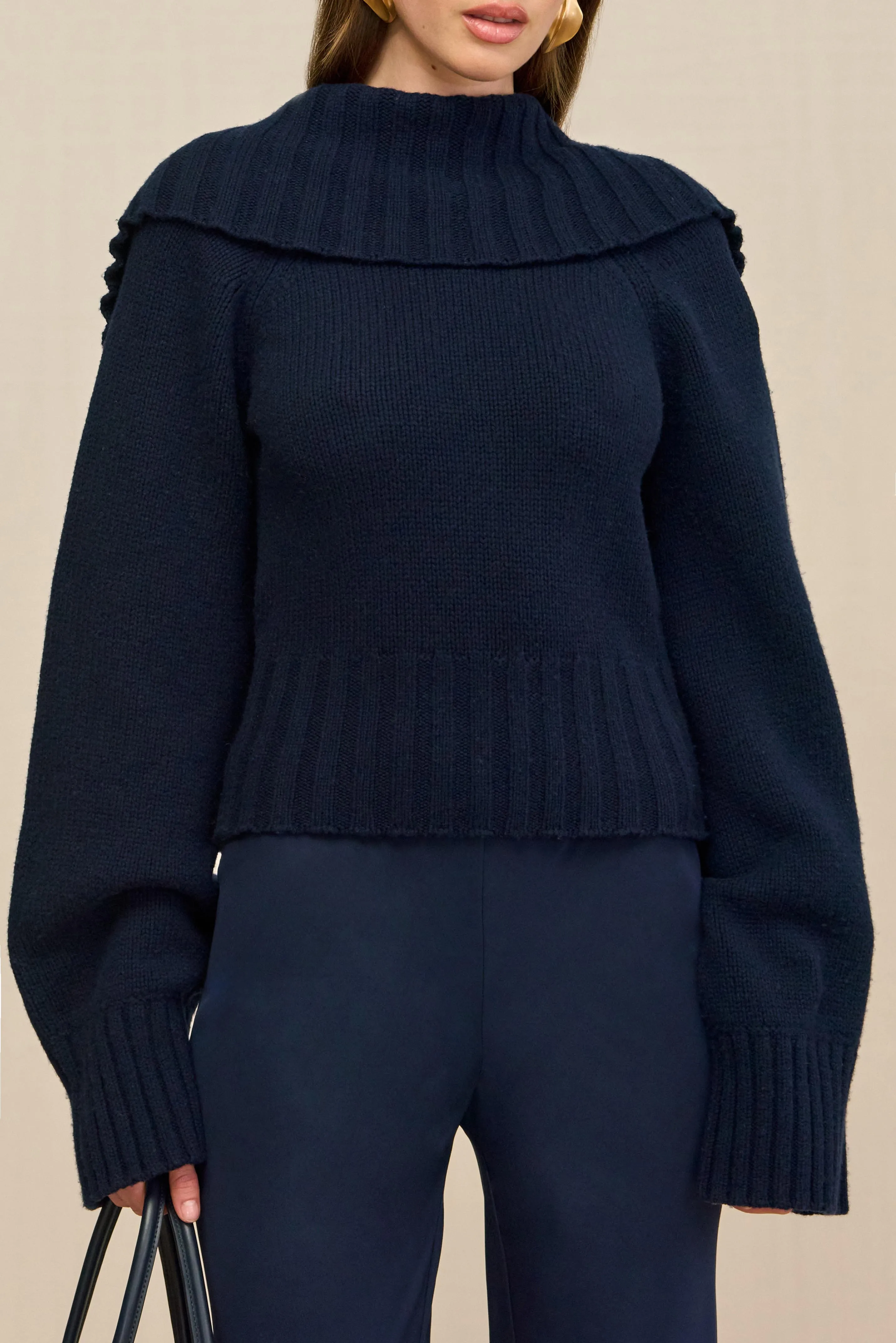 MILIKA SWEATER - DEEP LAKE sold by Cult Gaia