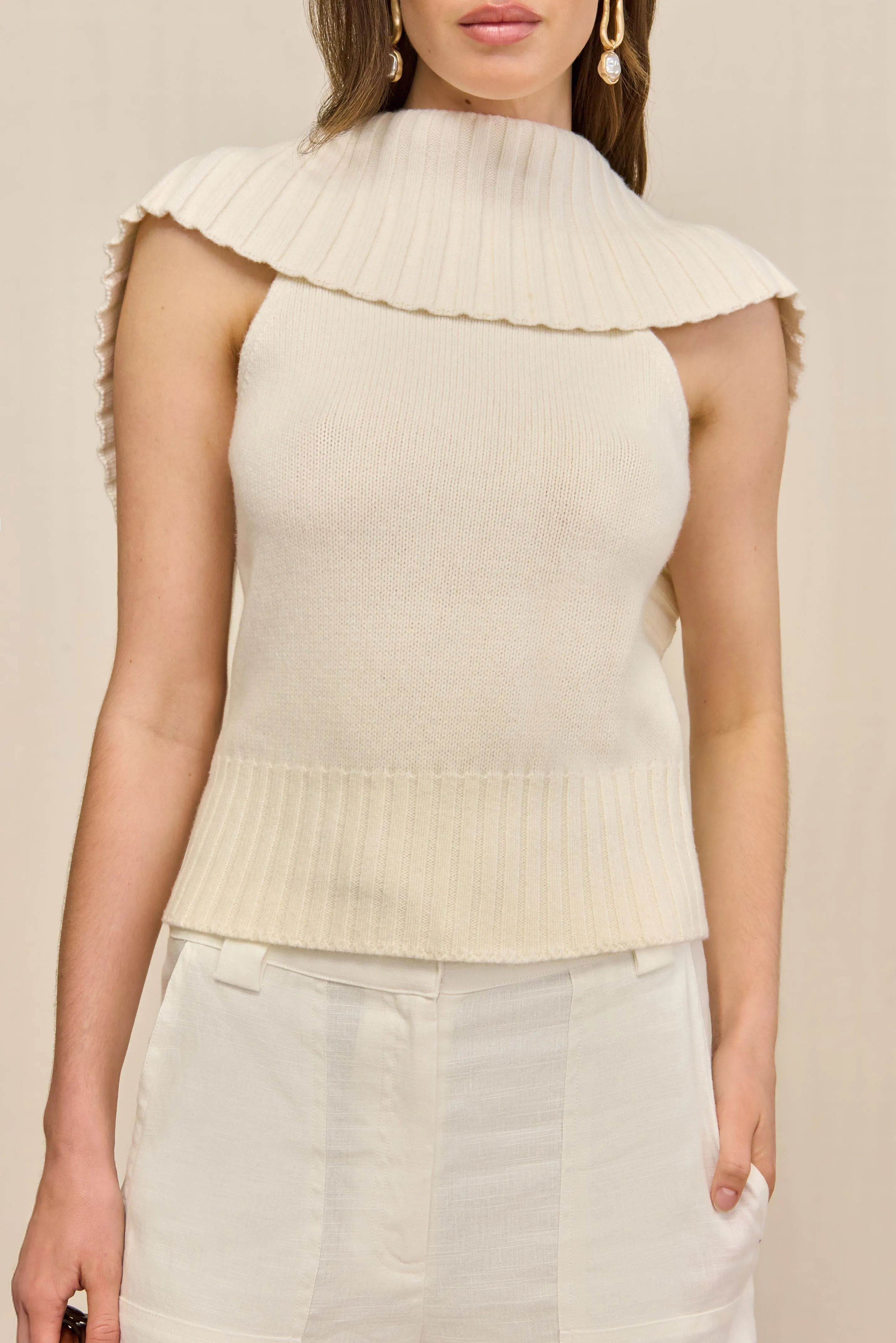 CHEN TOP - OFF WHITE sold by Cult Gaia