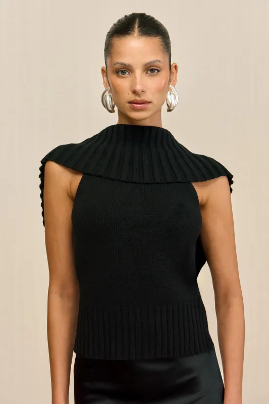 CHEN TOP - BLACK sold by Cult Gaia