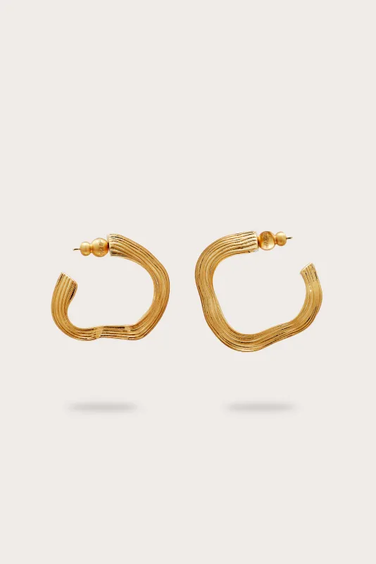 PALAIS EARRING - BRUSHED BRASS sold by Cult Gaia