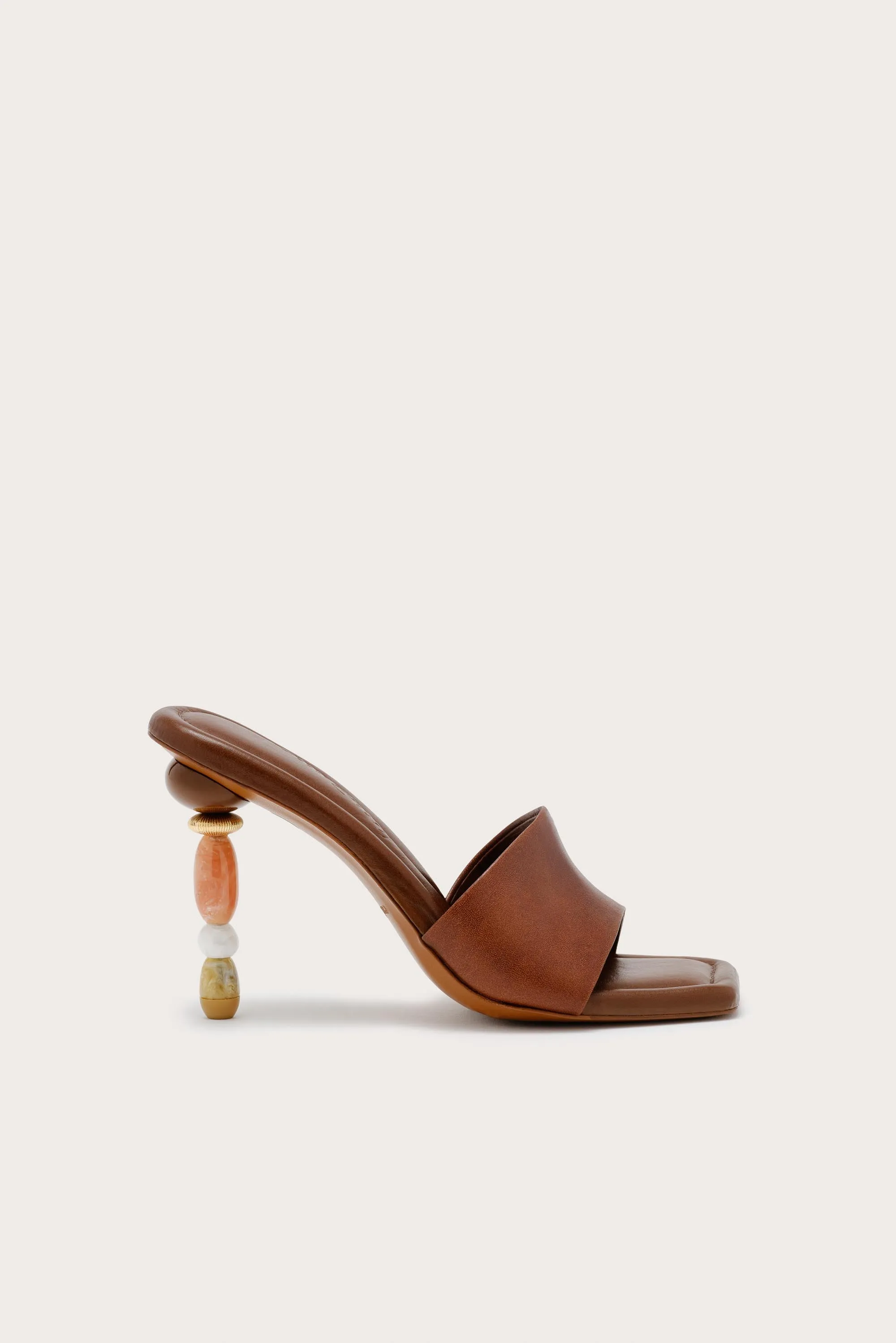 MAHINA SANDAL - SADDLE sold by Cult Gaia