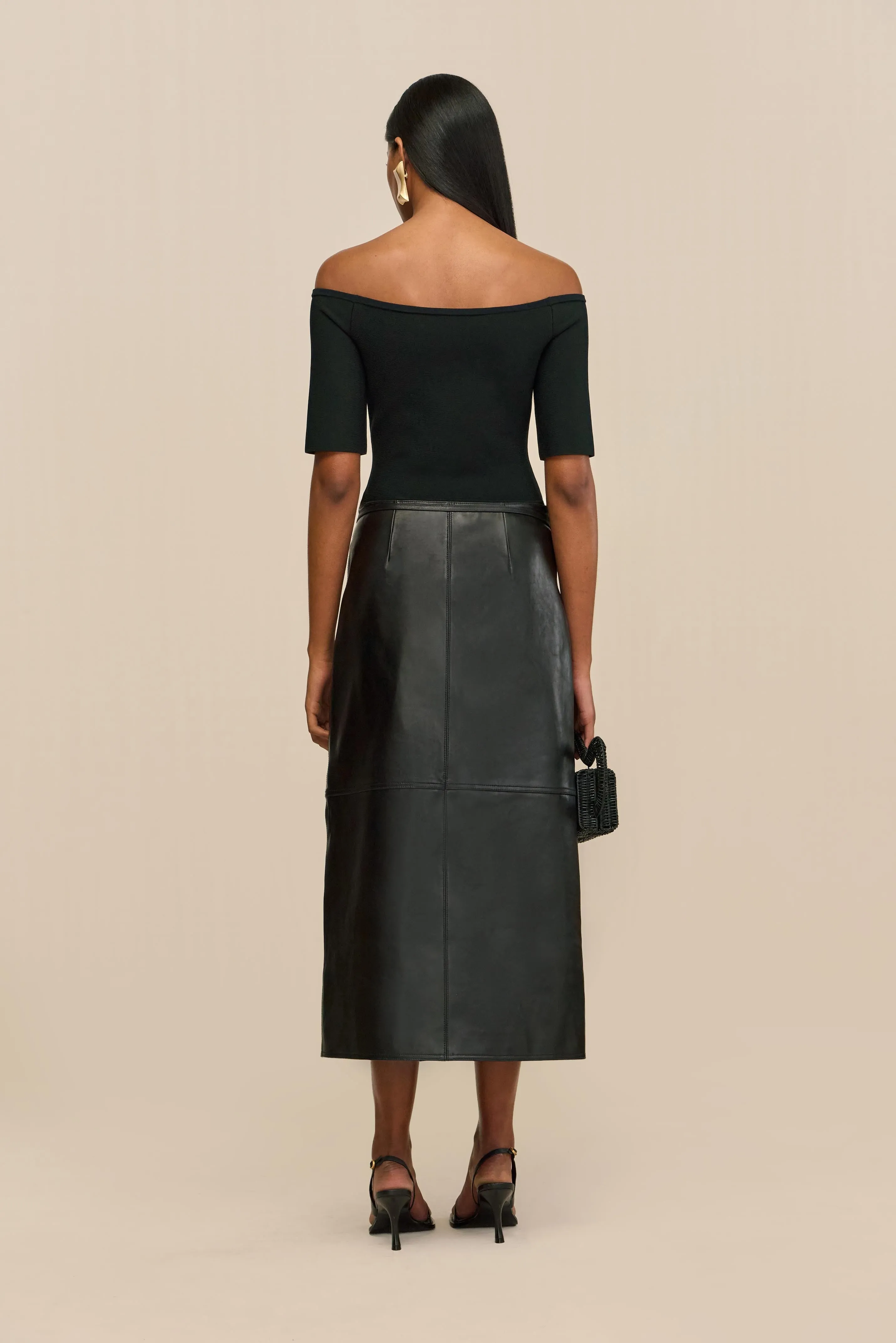 COSMO SKIRT - BLACK sold by Cult Gaia product image thumbnail 4