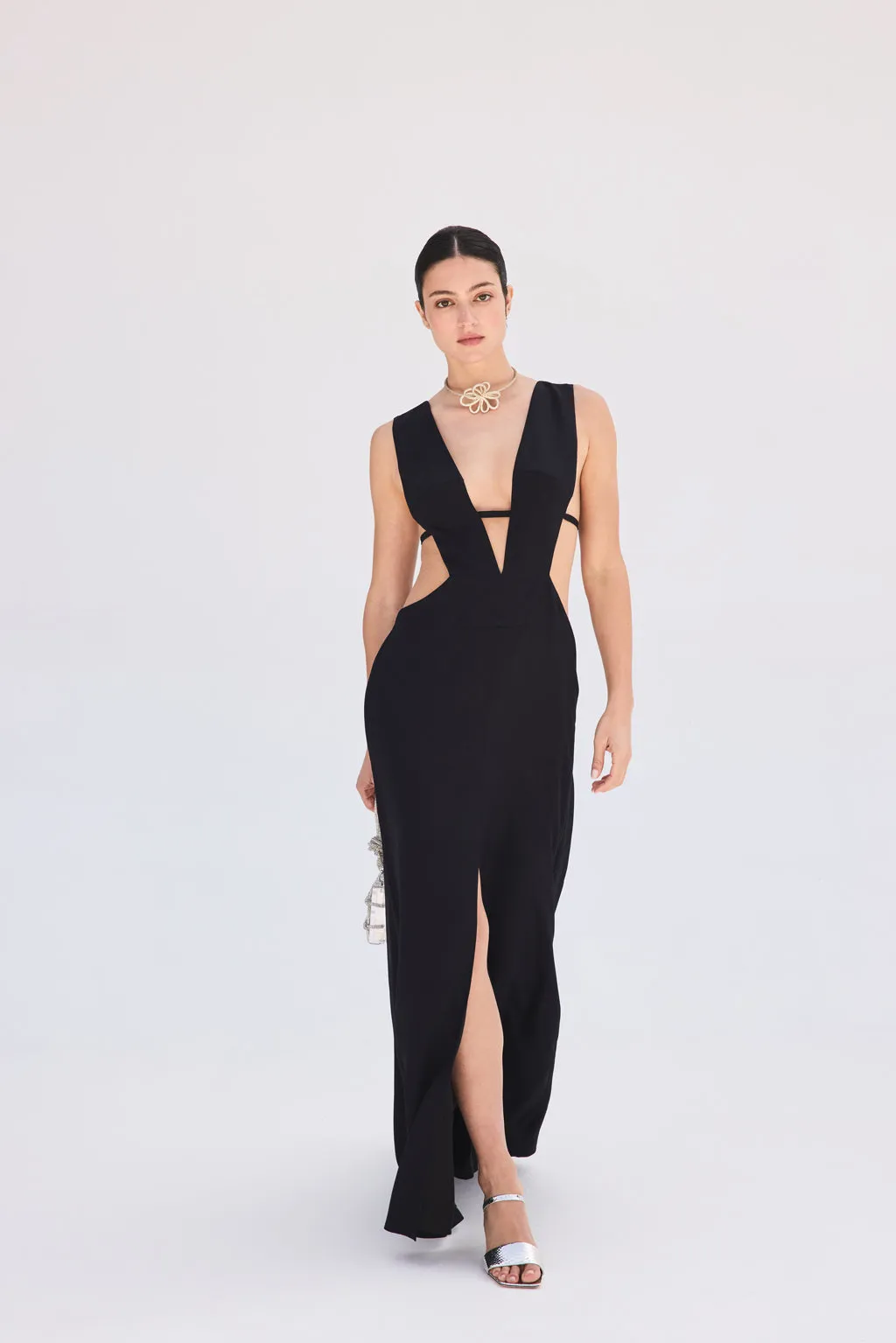 ALONDRA DRESS - BLACK sold by Cult Gaia