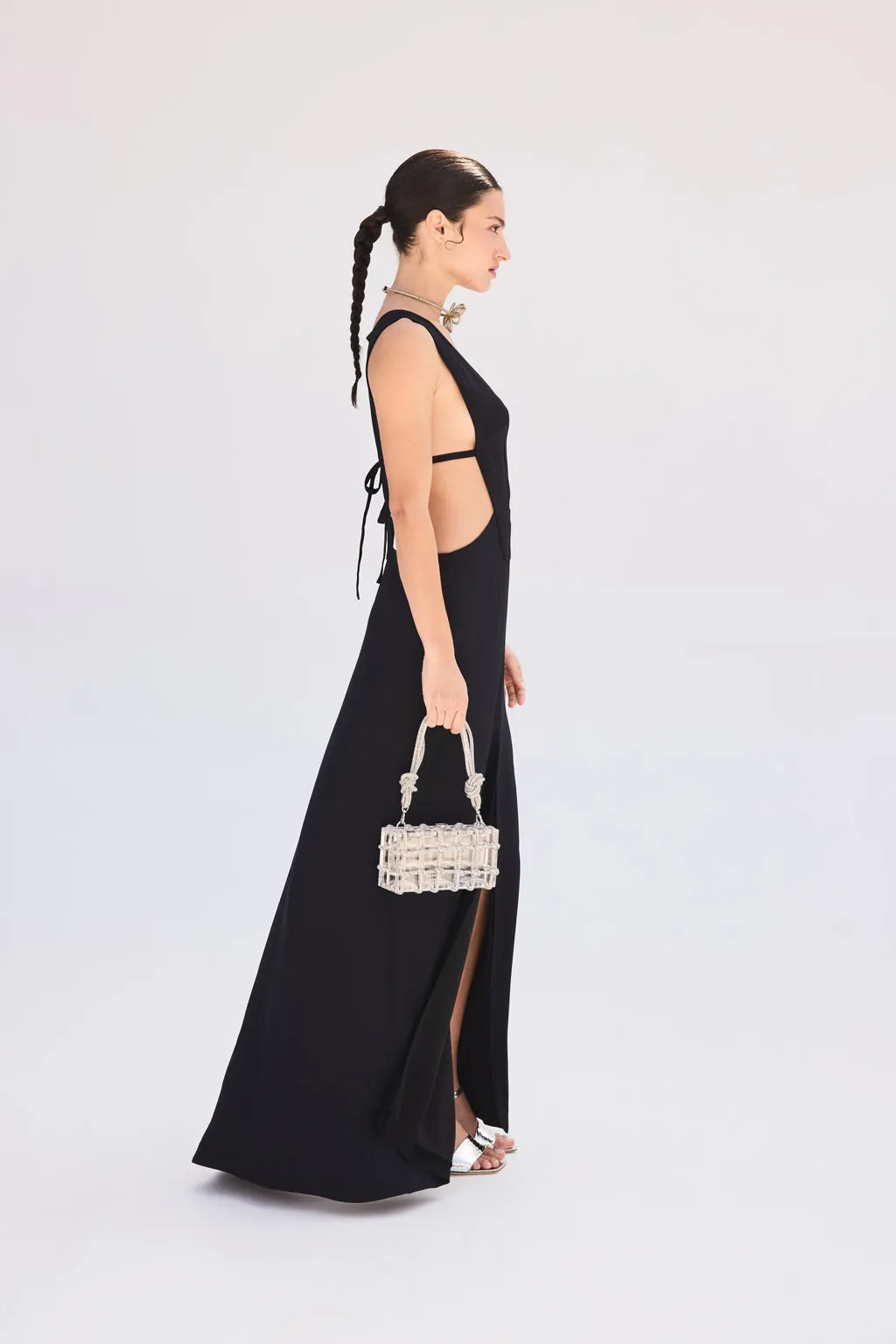 ALONDRA DRESS - BLACK sold by Cult Gaia product image thumbnail 4