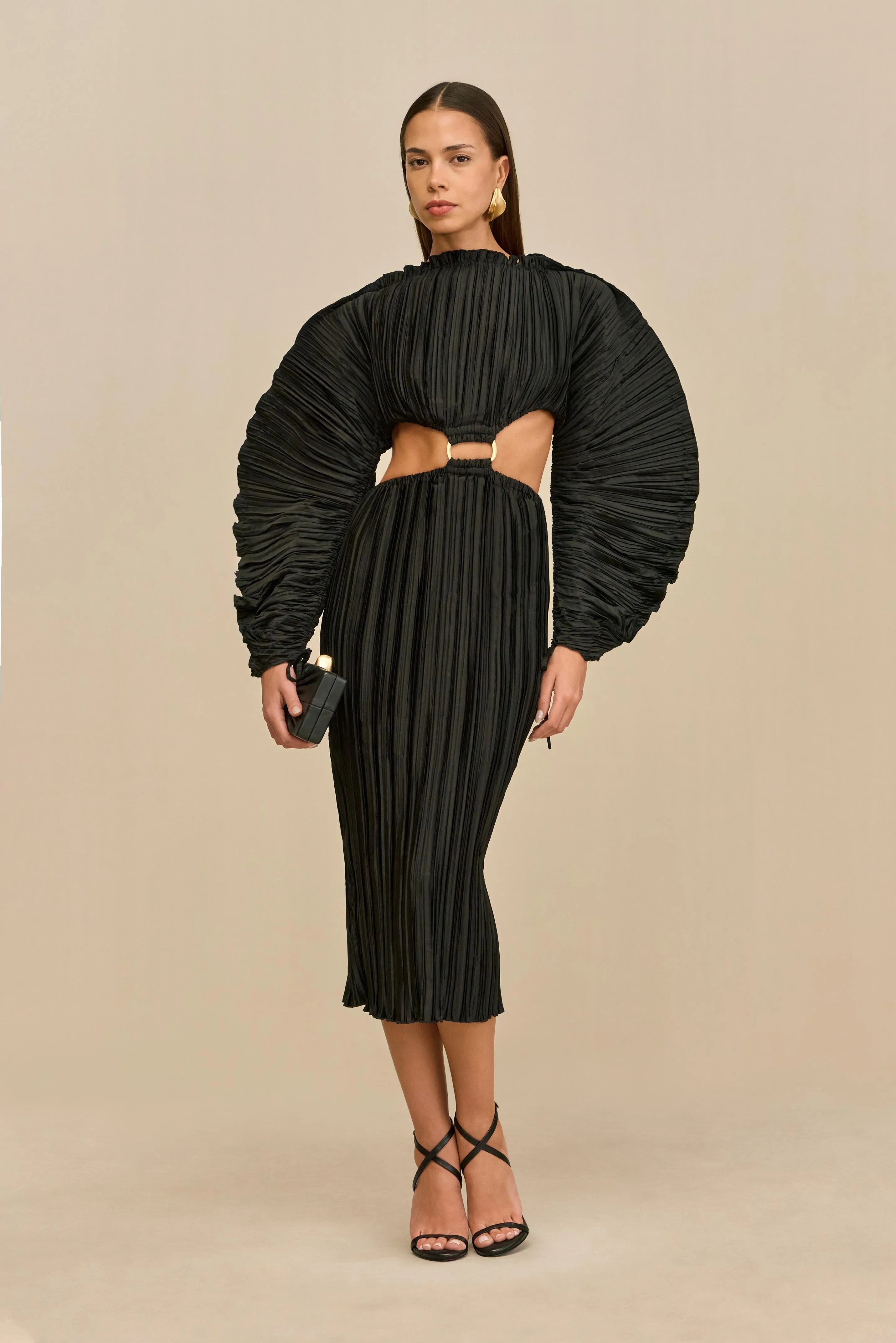 AKILAH DRESS - BLACK sold by Cult Gaia product image thumbnail 2