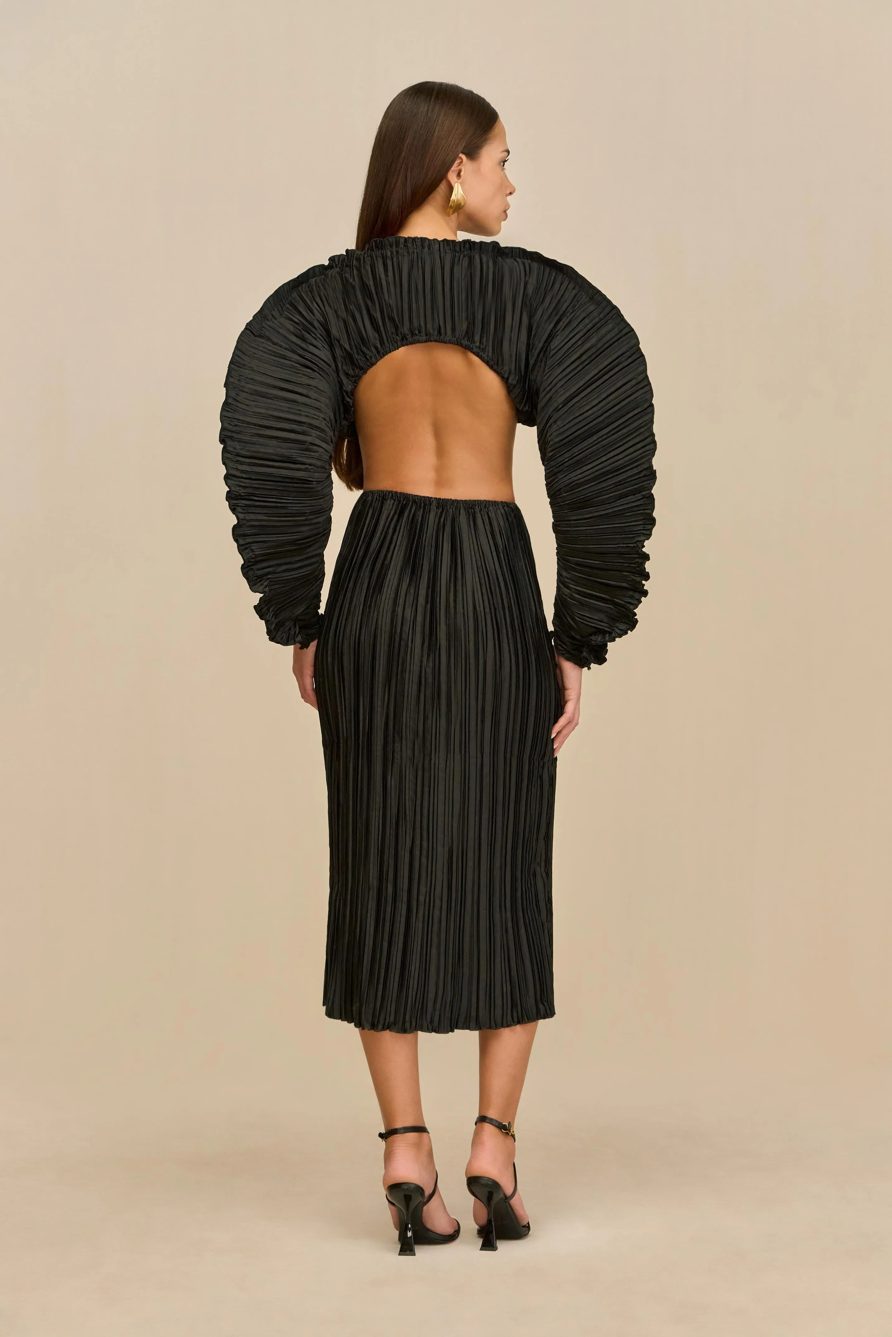 AKILAH DRESS - BLACK sold by Cult Gaia product image thumbnail 3