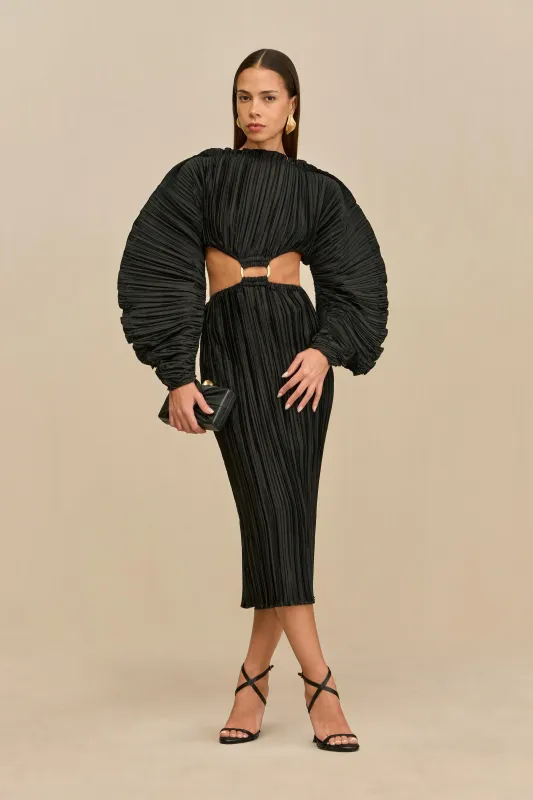 AKILAH DRESS - BLACK sold by Cult Gaia