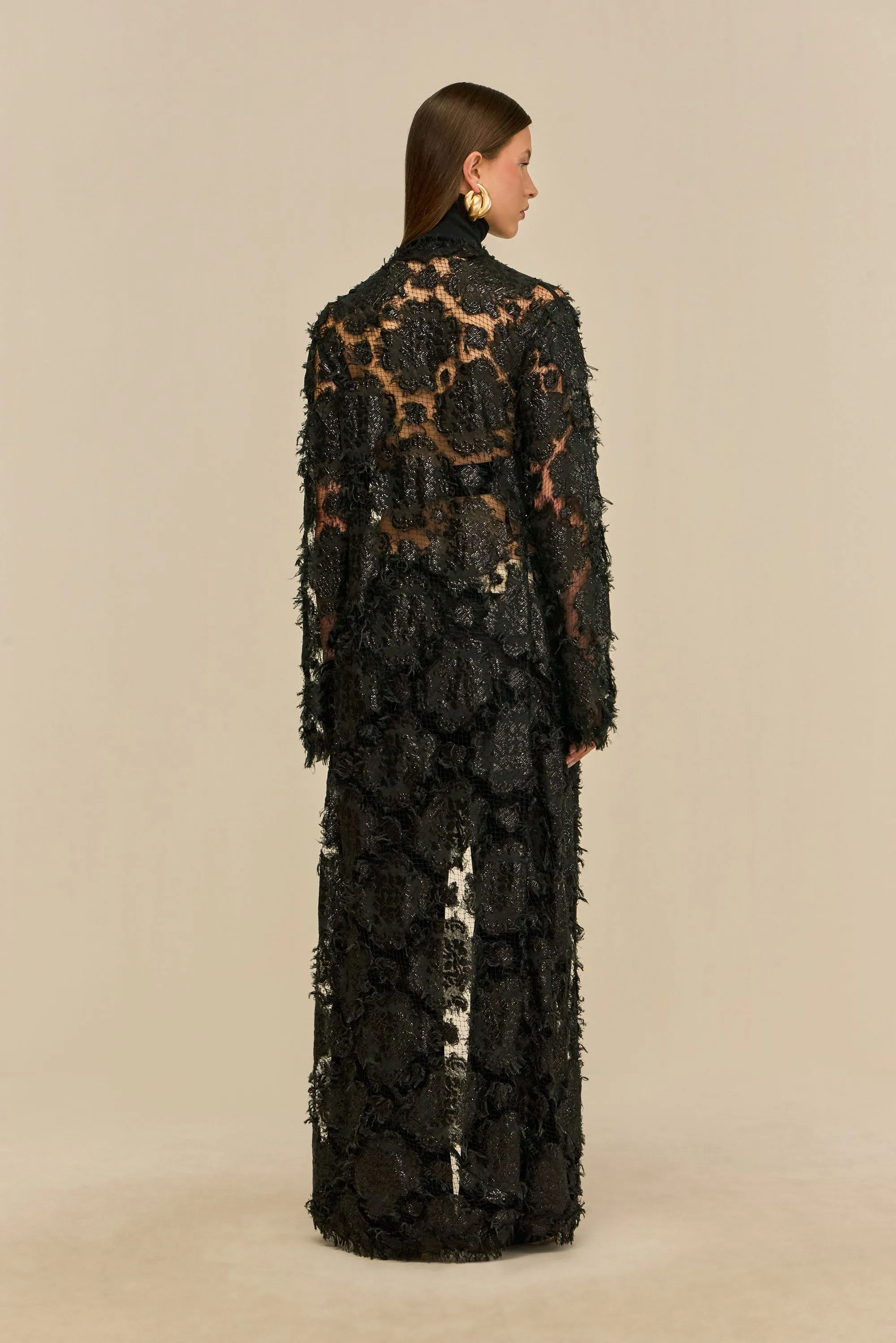 ALESSIO DUSTER - BLACK sold by Cult Gaia product image thumbnail 4