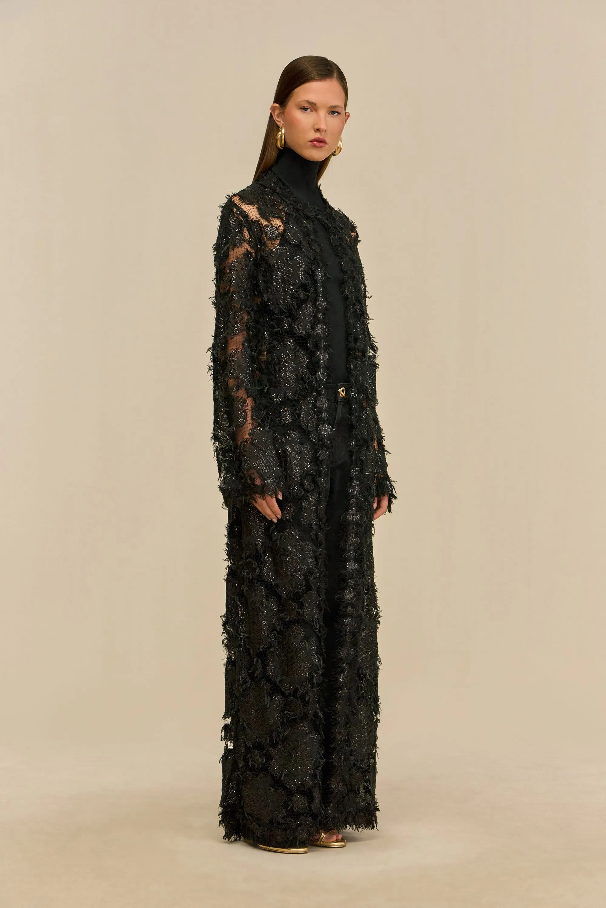 ALESSIO DUSTER - BLACK sold by Cult Gaia product image thumbnail 3