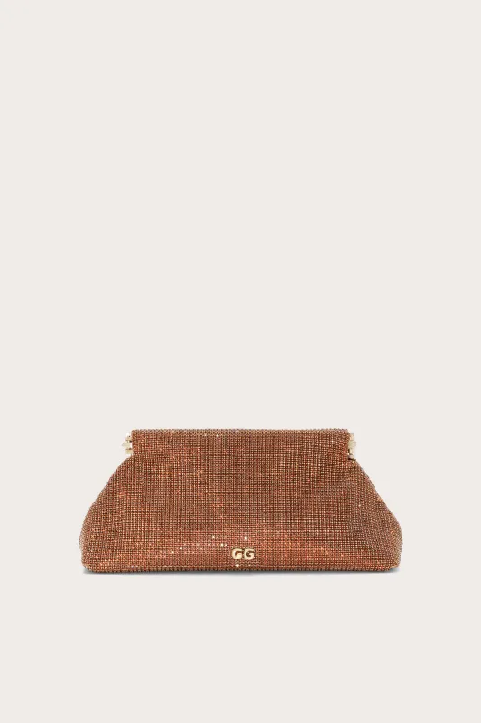 LILLIA RHINESTONE MINI CLUTCH - SMOKED TOPAZ sold by Cult Gaia