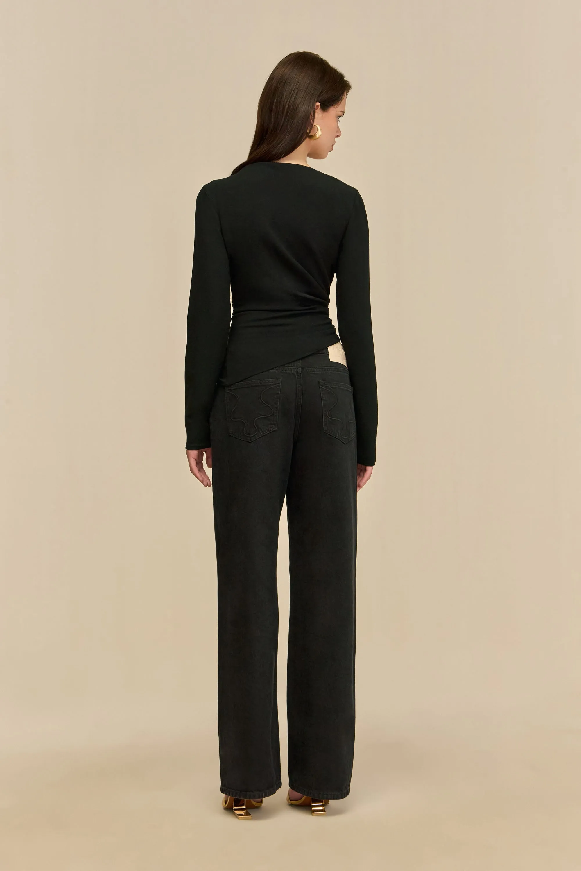 STASSI TOP - BLACK sold by Cult Gaia product image thumbnail 5