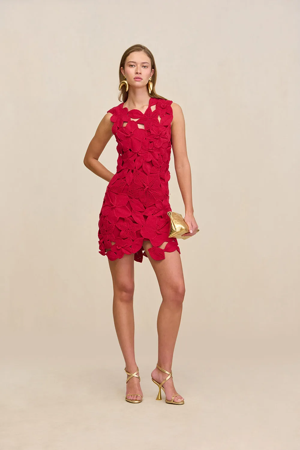 MEIRA KNIT DRESS - MERLOT sold by Cult Gaia product image thumbnail 2