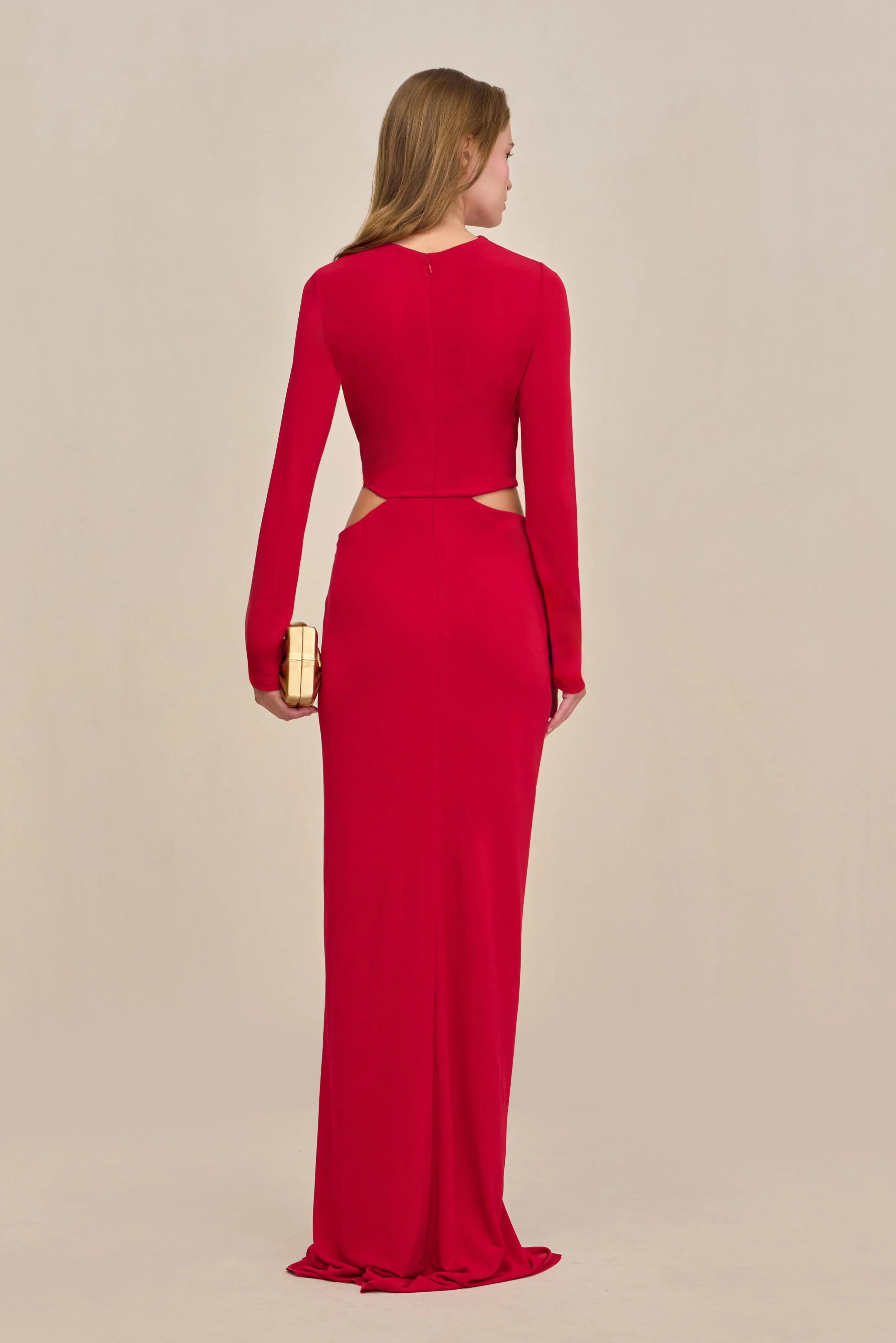 KERI GOWN - MERLOT sold by Cult Gaia product image thumbnail 4