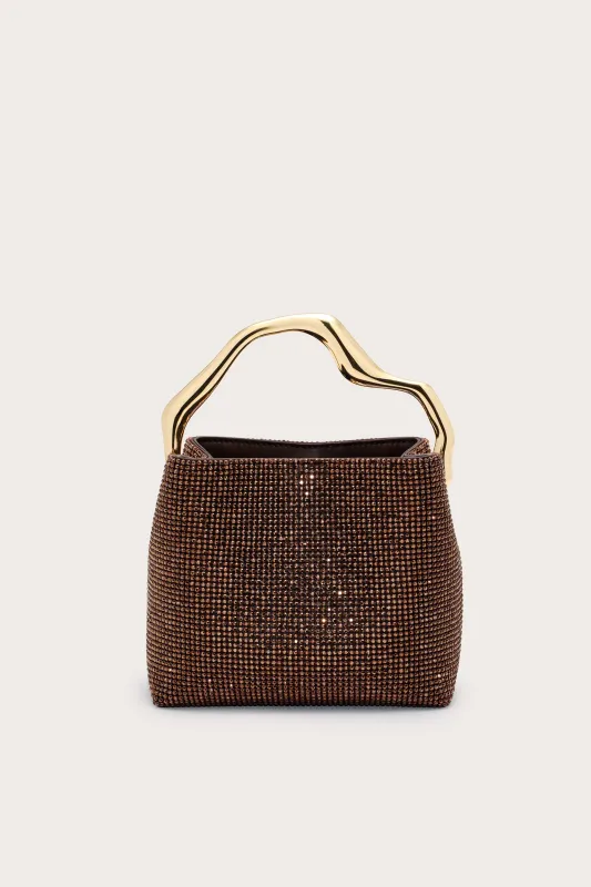 SOLENE MINI RHINESTONE BAG - JAVA sold by Cult Gaia