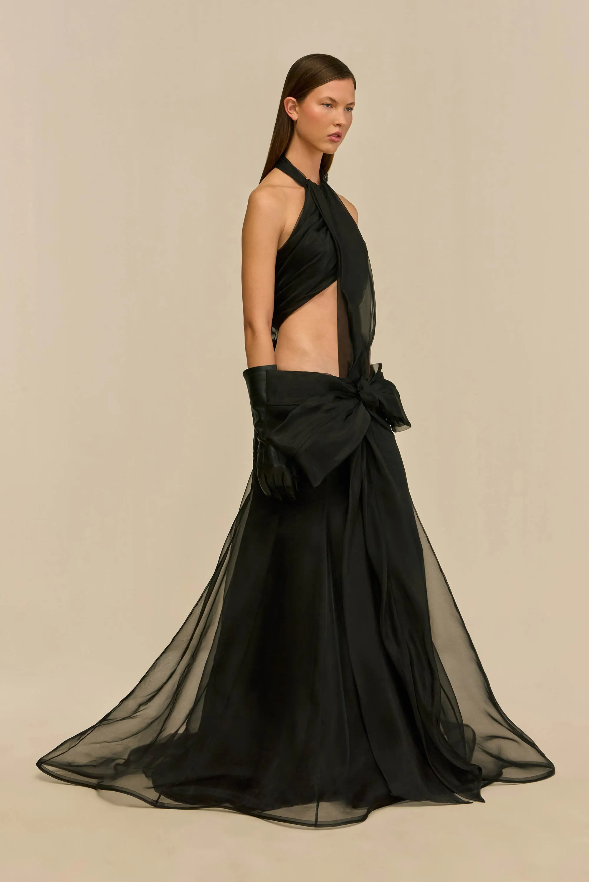JANNAH GOWN - BLACK sold by Cult Gaia product image thumbnail 4