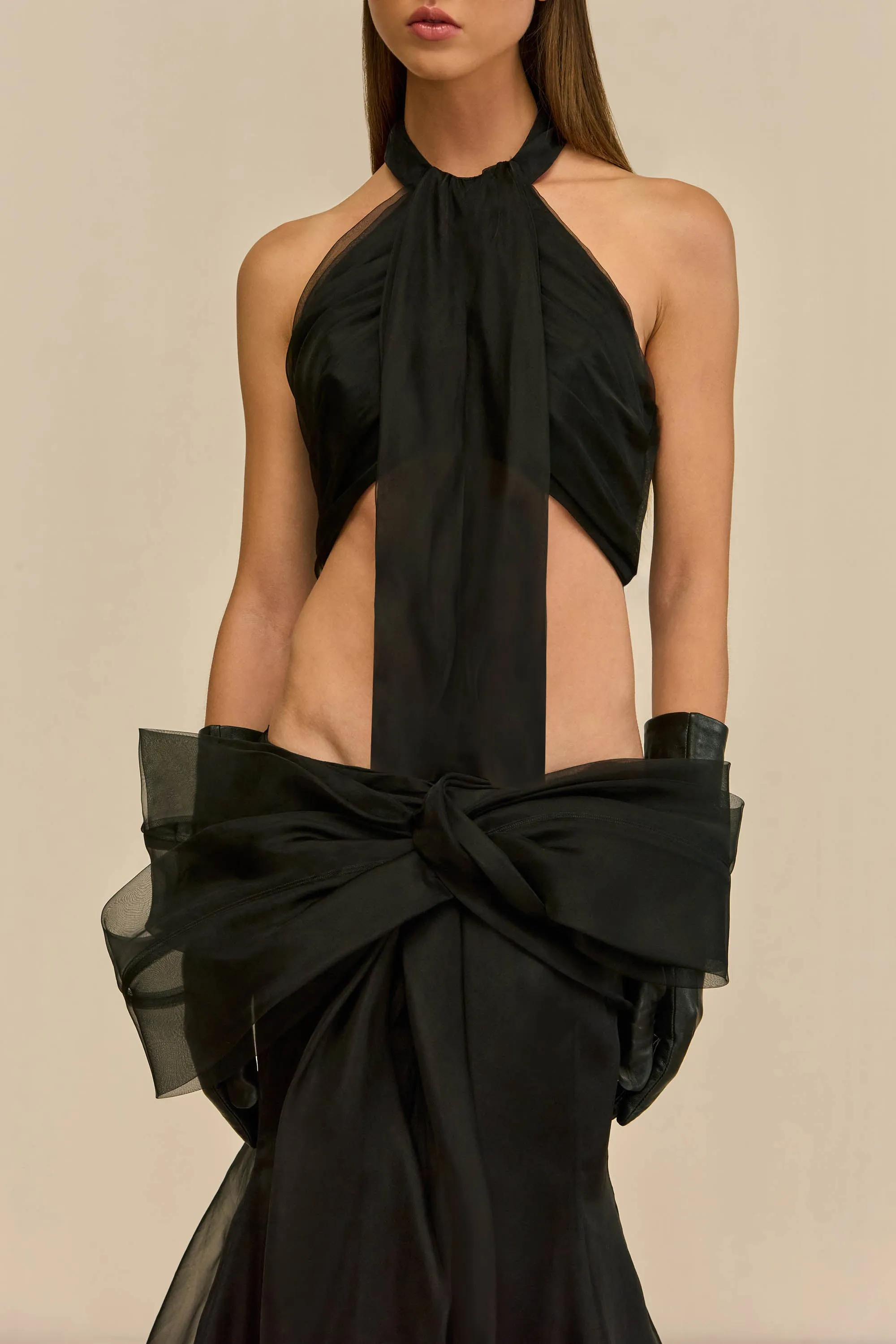 JANNAH GOWN - BLACK sold by Cult Gaia product image thumbnail 2