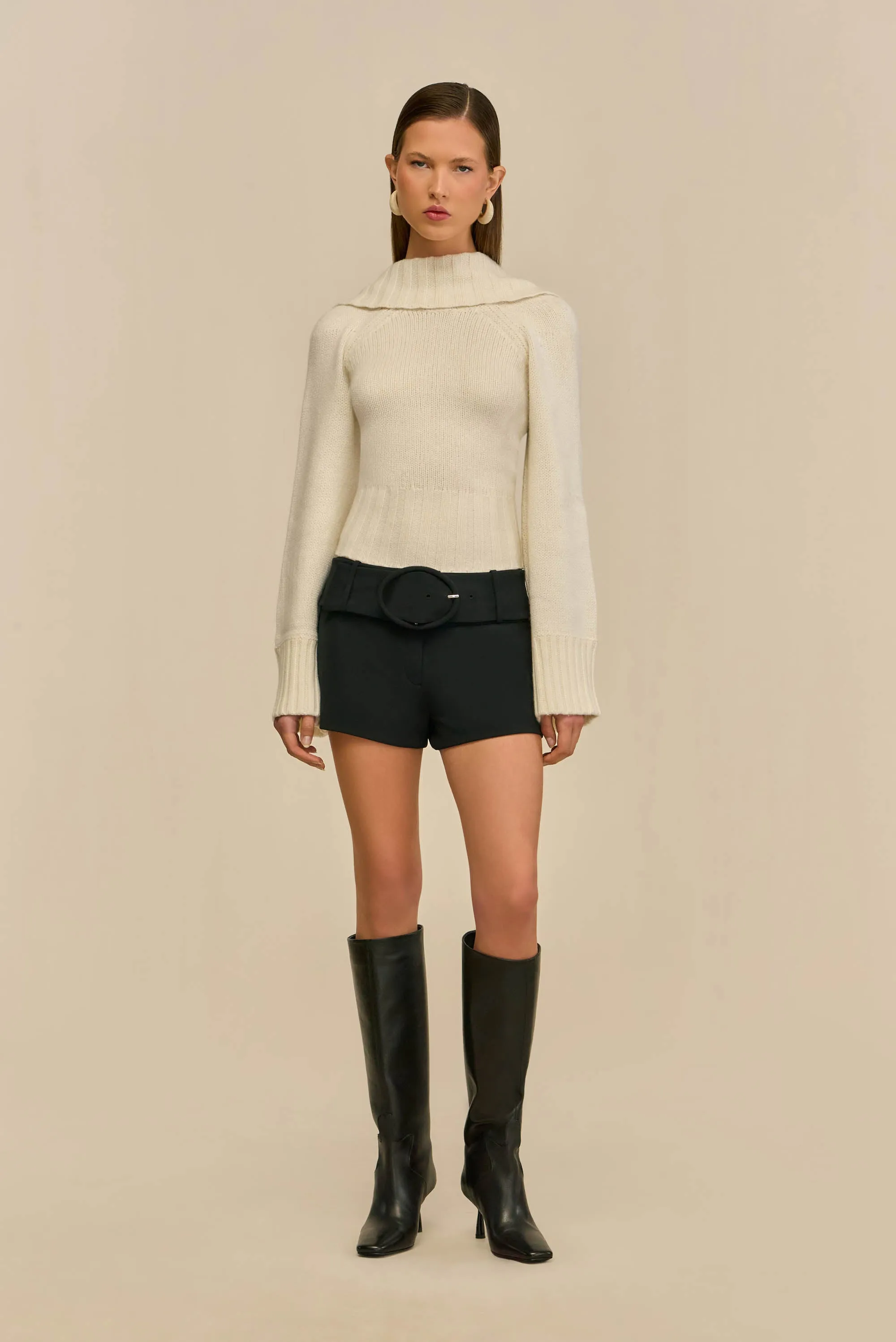 MILIKA SWEATER - OFF WHITE sold by Cult Gaia product image thumbnail 5