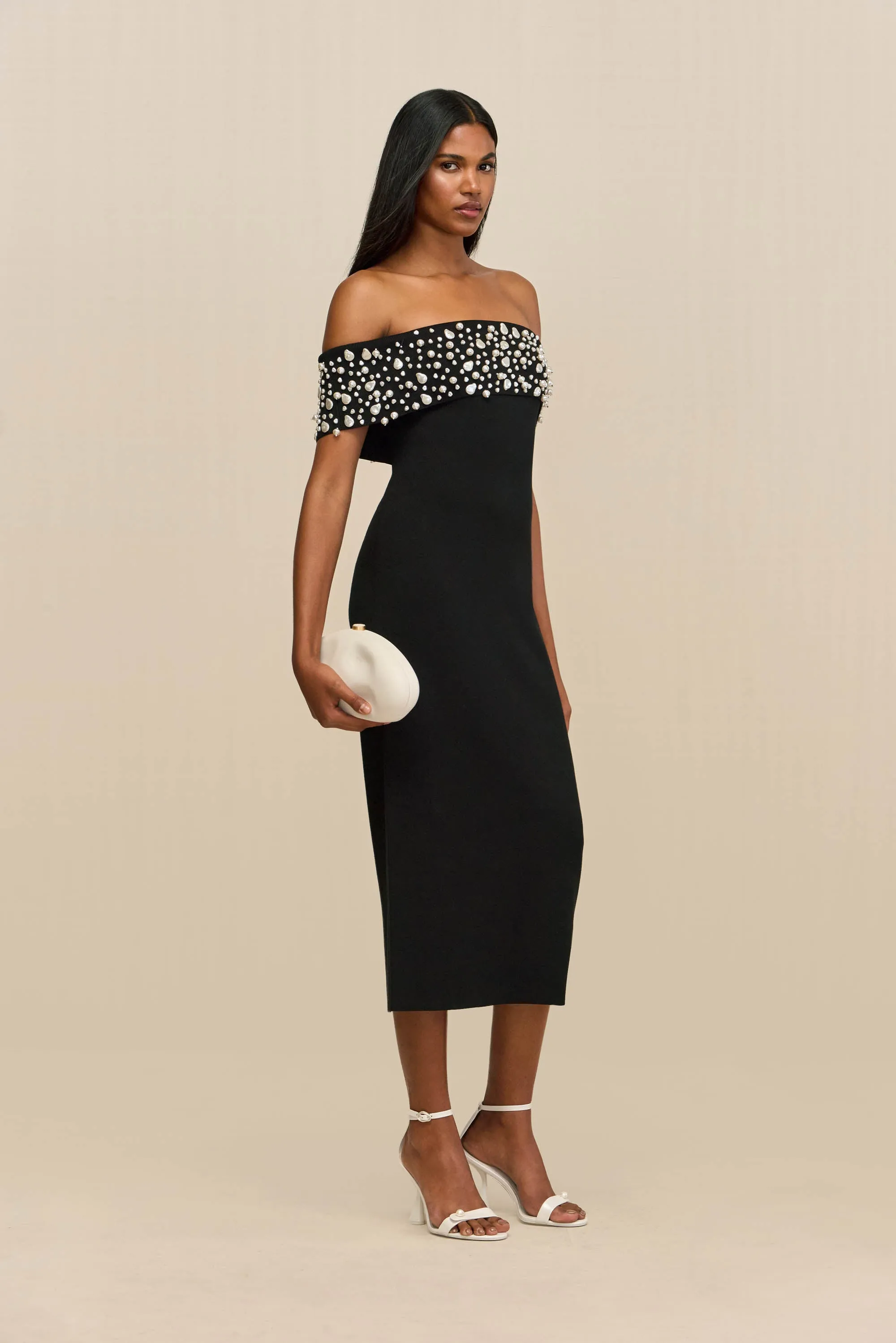 SUZIE KNIT DRESS - BLACK sold by Cult Gaia product image thumbnail 4