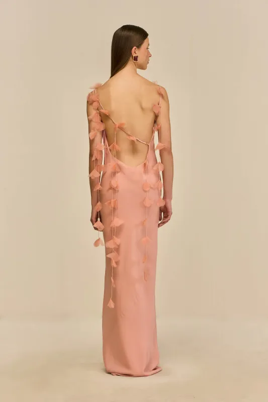 NYMERIA GOWN - PETAL PINK sold by Cult Gaia