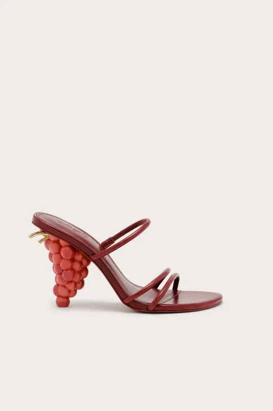 GRAPE SANDAL - CRIMSON sold by Cult Gaia