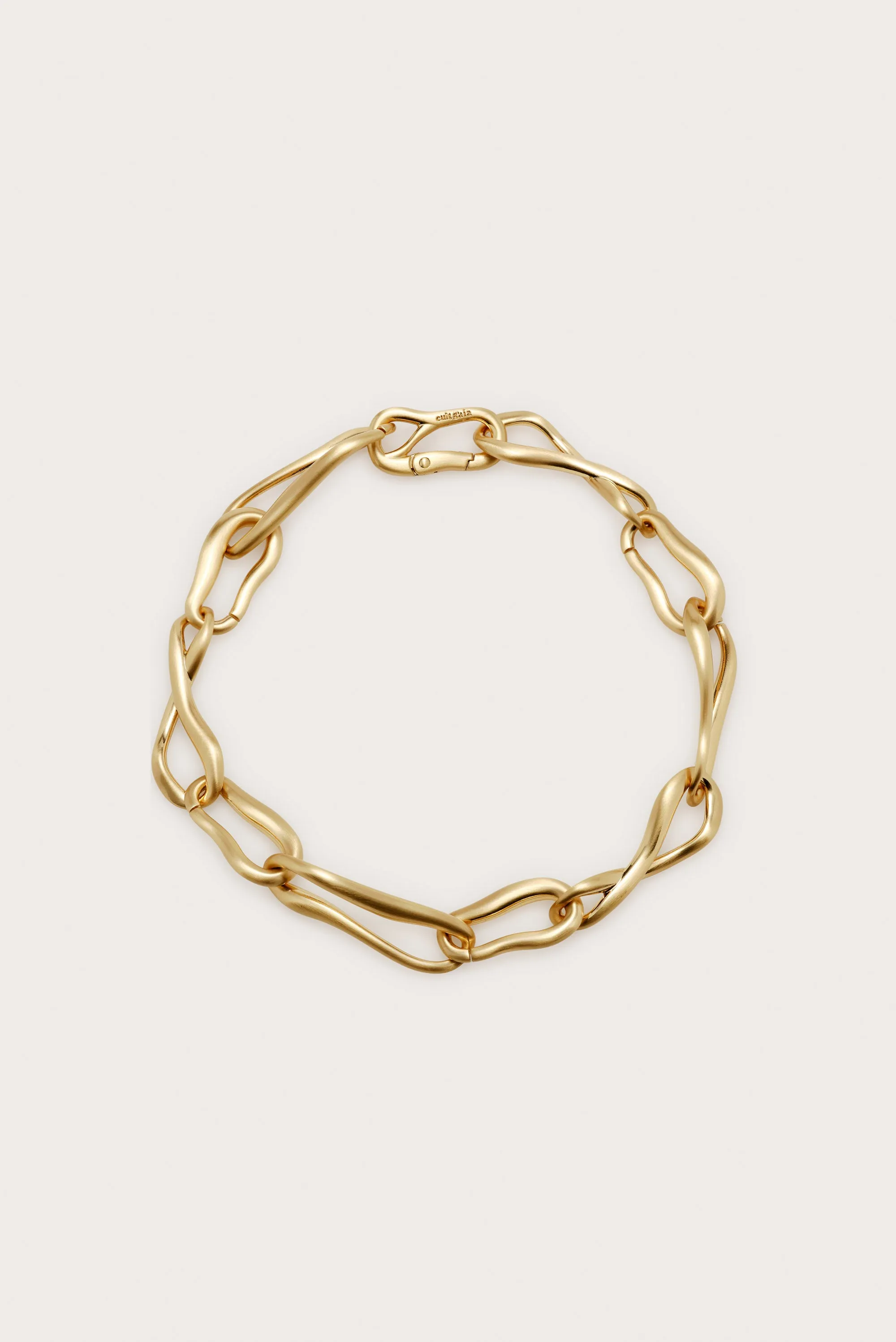 VERA NECKLACE - BRUSHED BRASS sold by Cult Gaia
