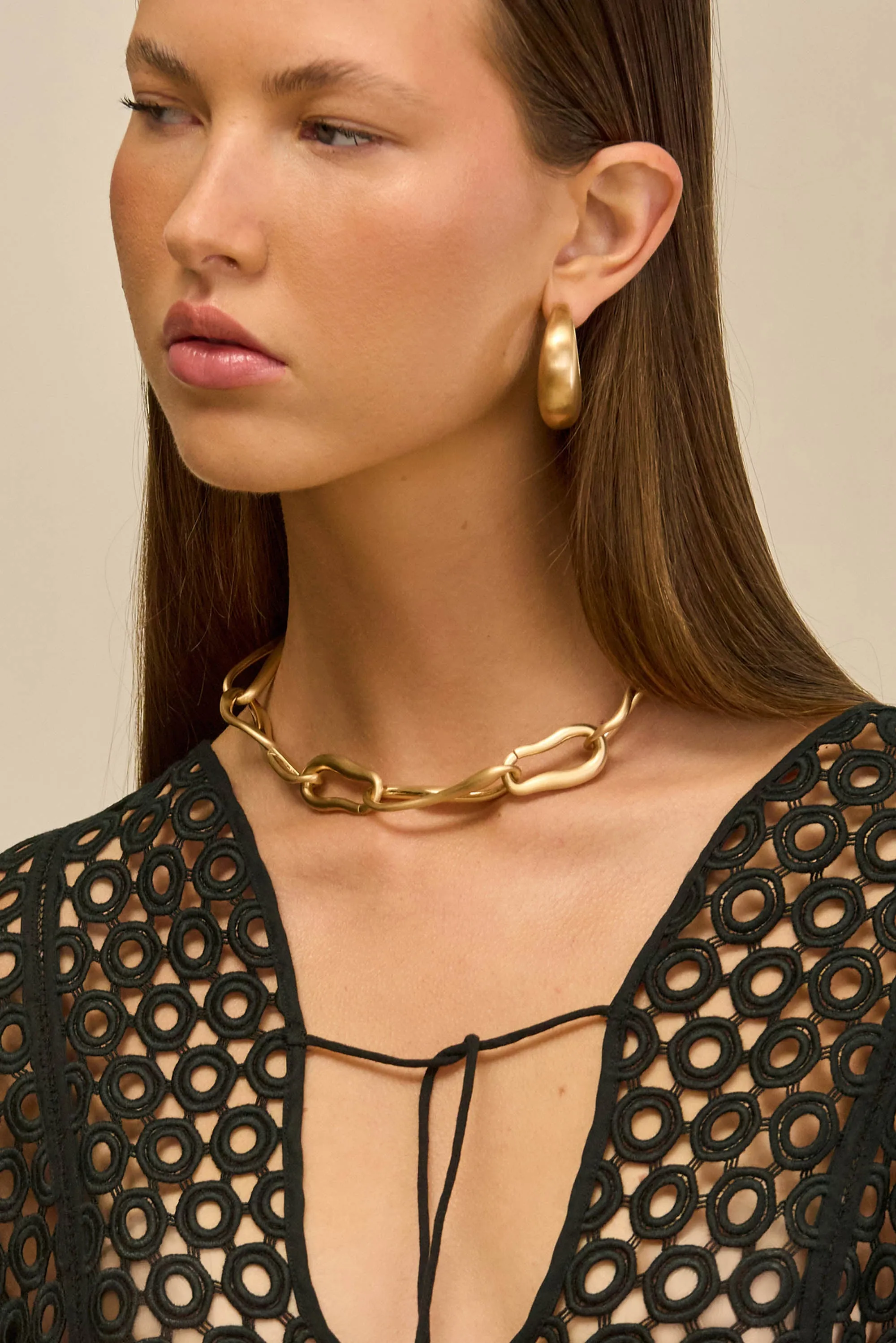 VERA NECKLACE - BRUSHED BRASS sold by Cult Gaia product image thumbnail 3