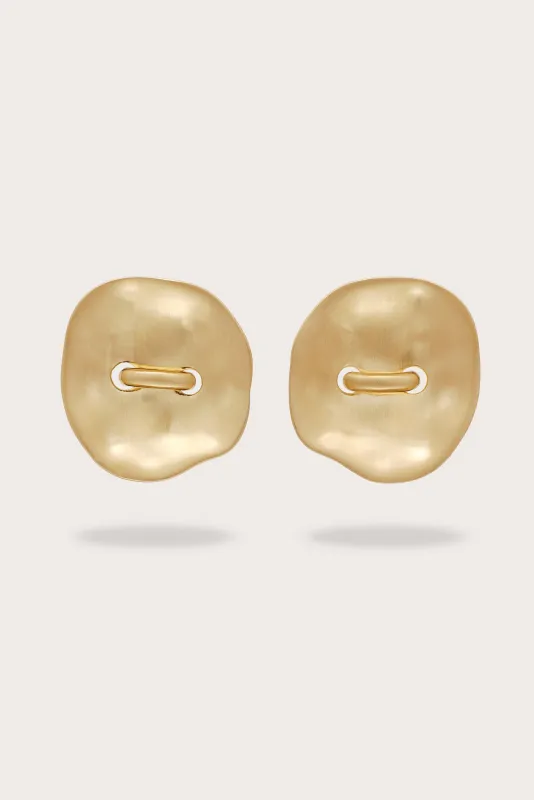 IZARA XL EARRING - BRUSHED BRASS sold by Cult Gaia