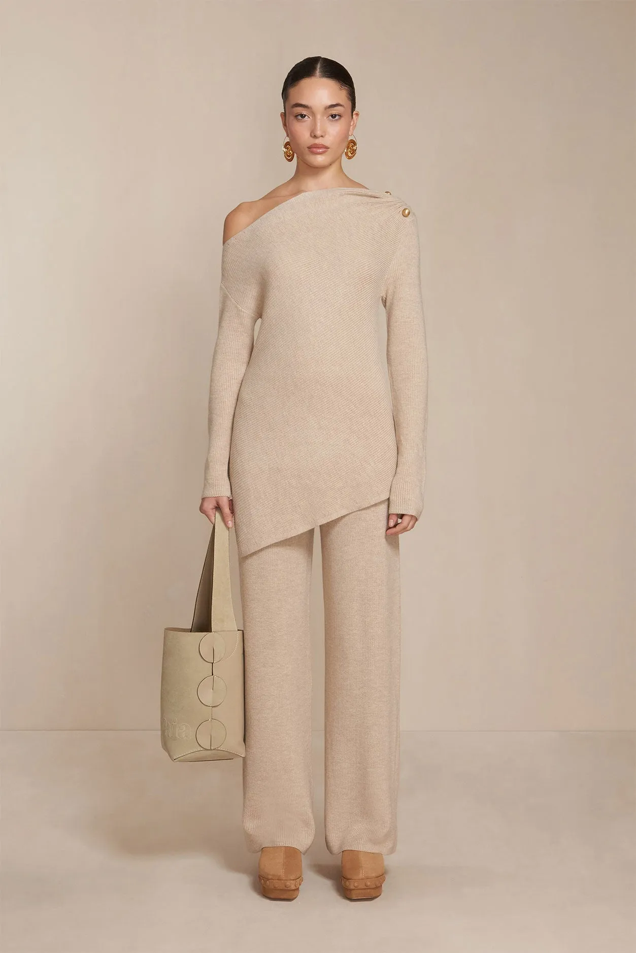 ELORY KNIT TOP - TAWN sold by cult gaia product image thumbnail 2