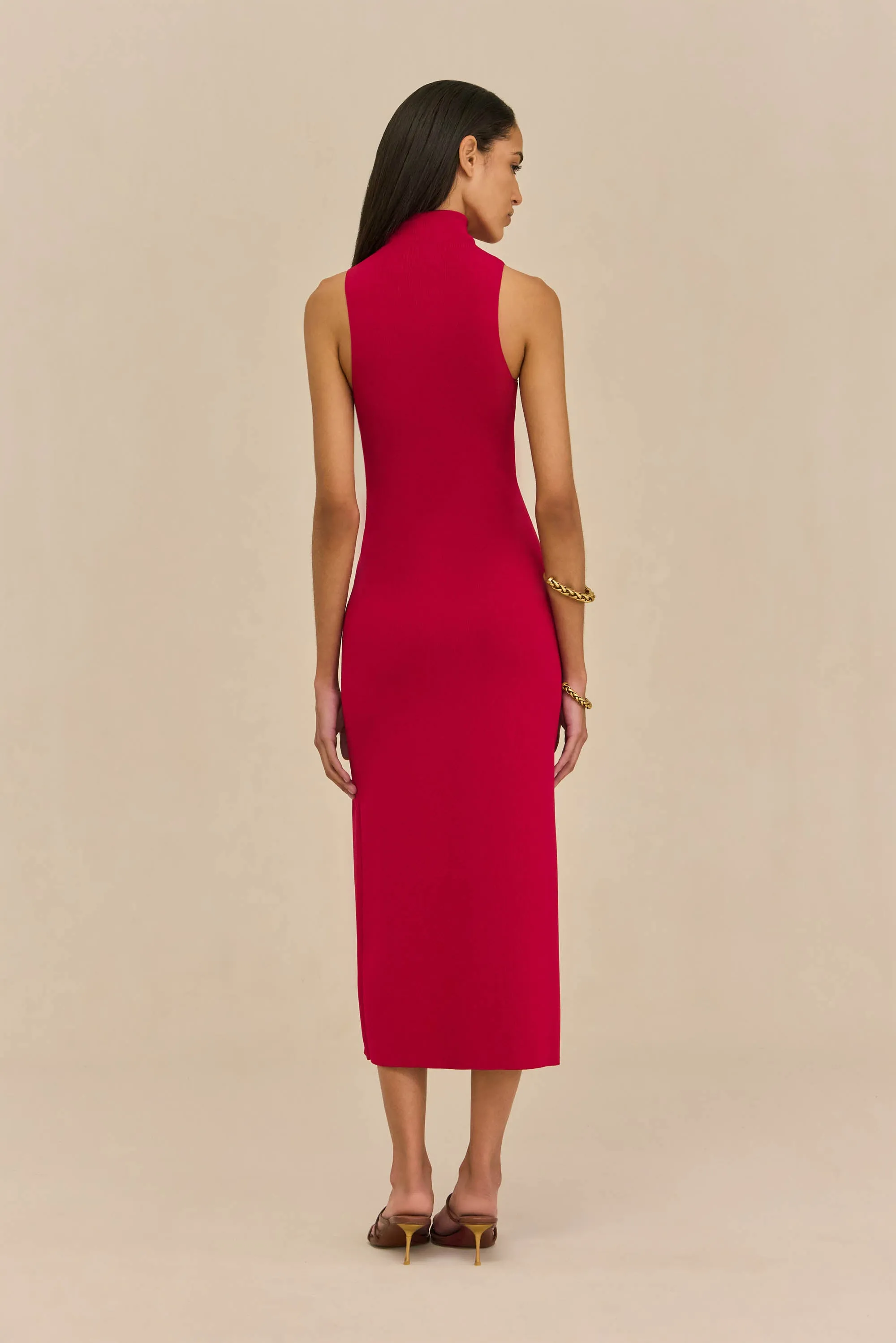 AMANA DRESS - MERLOT sold by Cult Gaia product image thumbnail 5