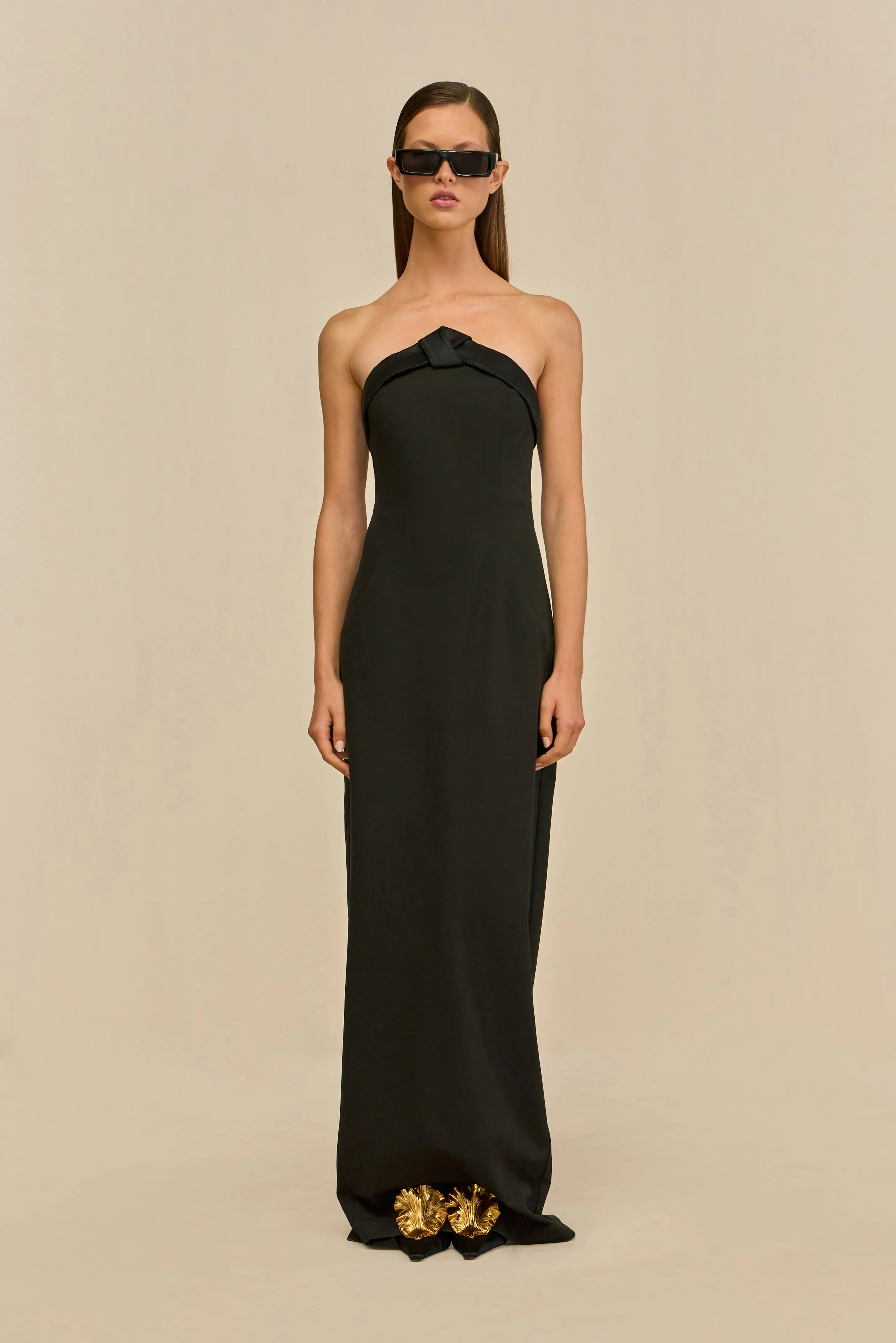 AMANAH GOWN - BLACK sold by Cult Gaia