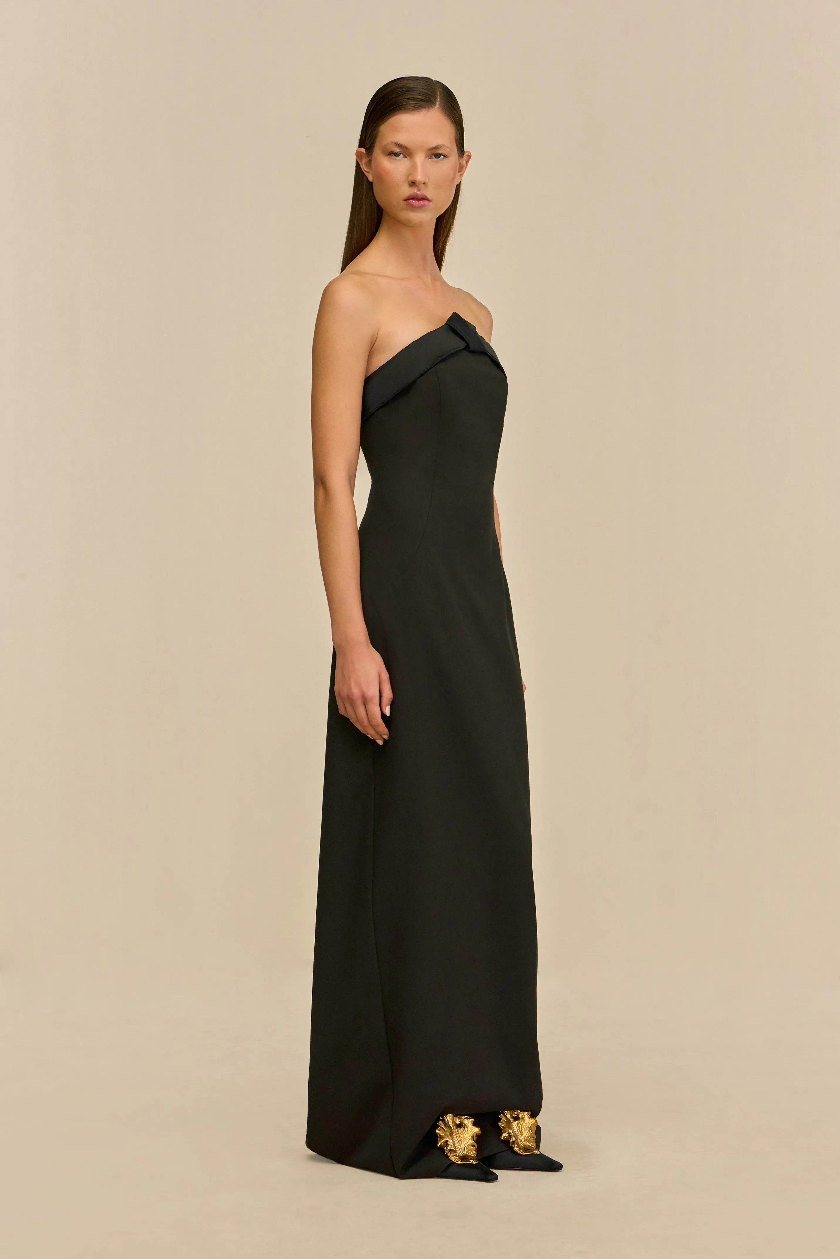AMANAH GOWN - BLACK sold by Cult Gaia product image thumbnail 4