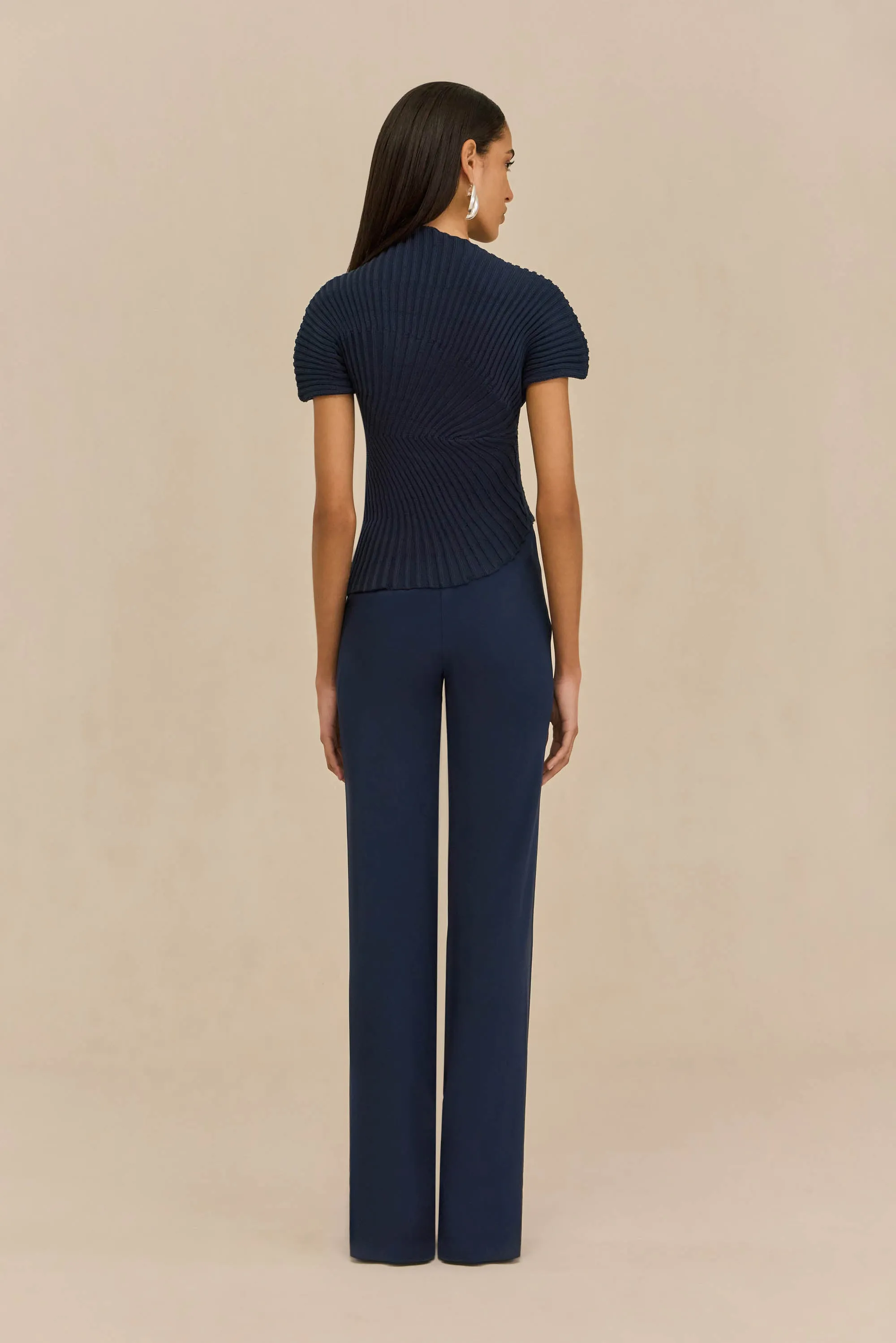 ANNEMIE KNIT TOP - DEEP LAKE sold by Cult Gaia product image thumbnail 5