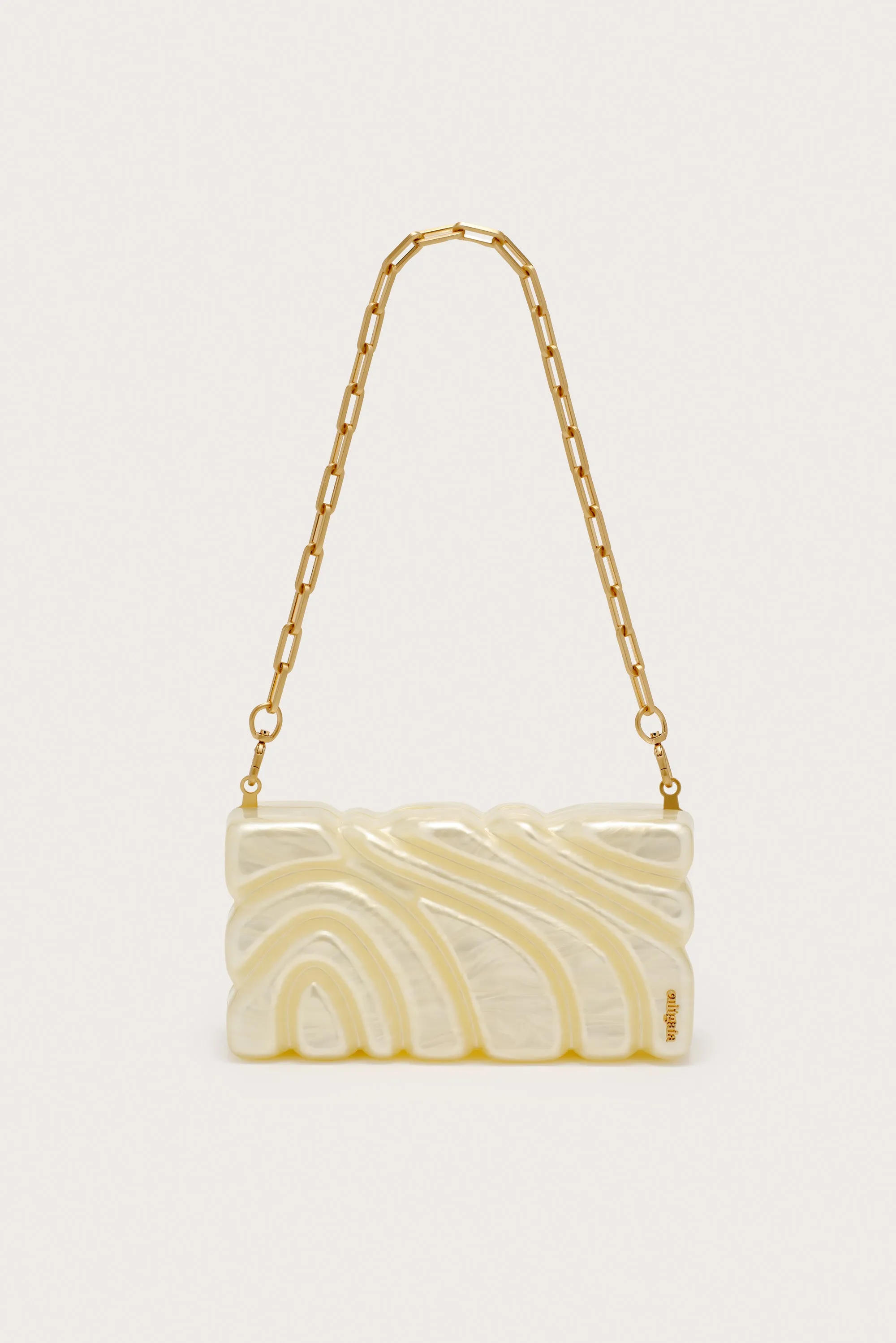 AURA CLUTCH - IVORY sold by Cult Gaia
