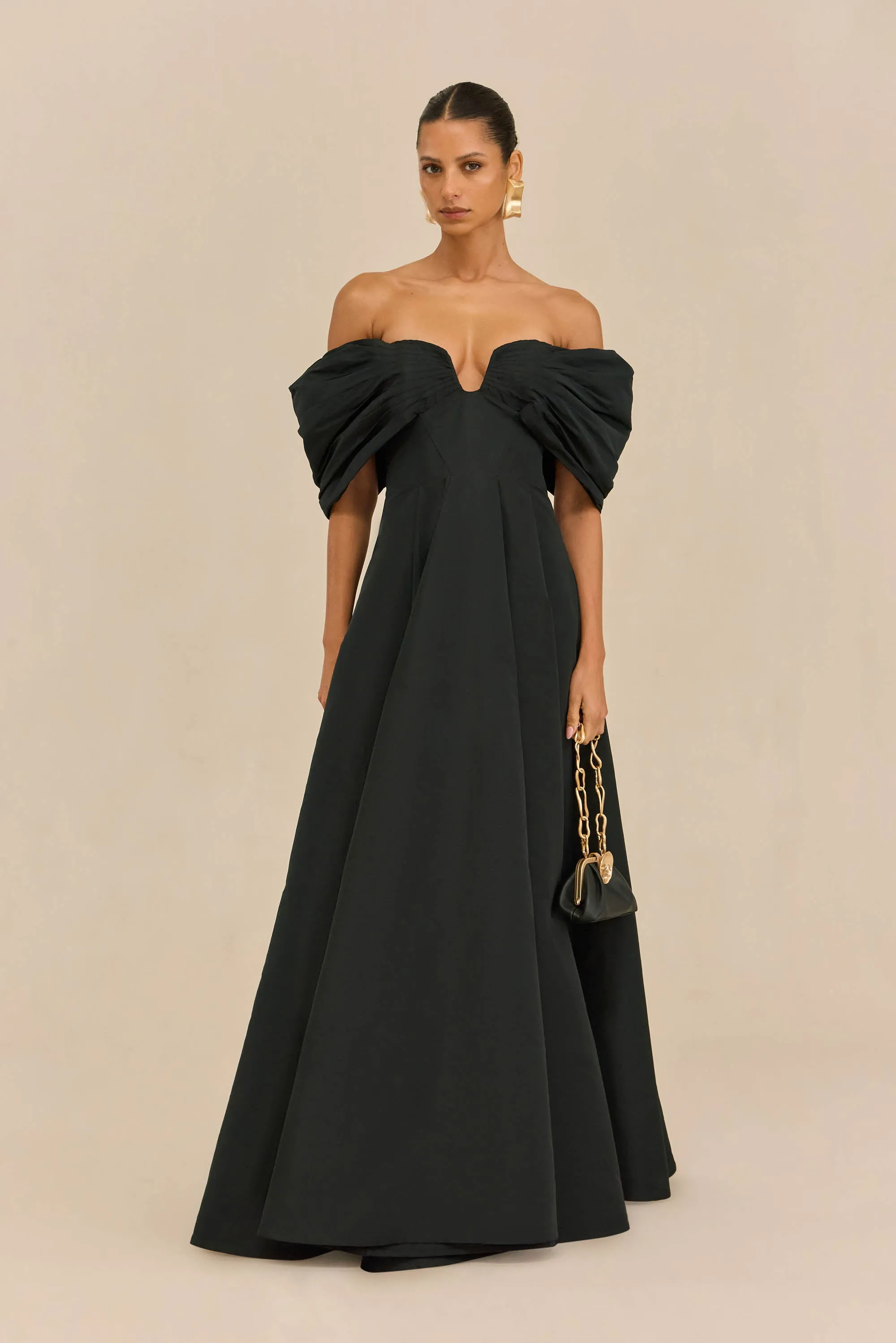 AVIVA GOWN - BLACK sold by Cult Gaia