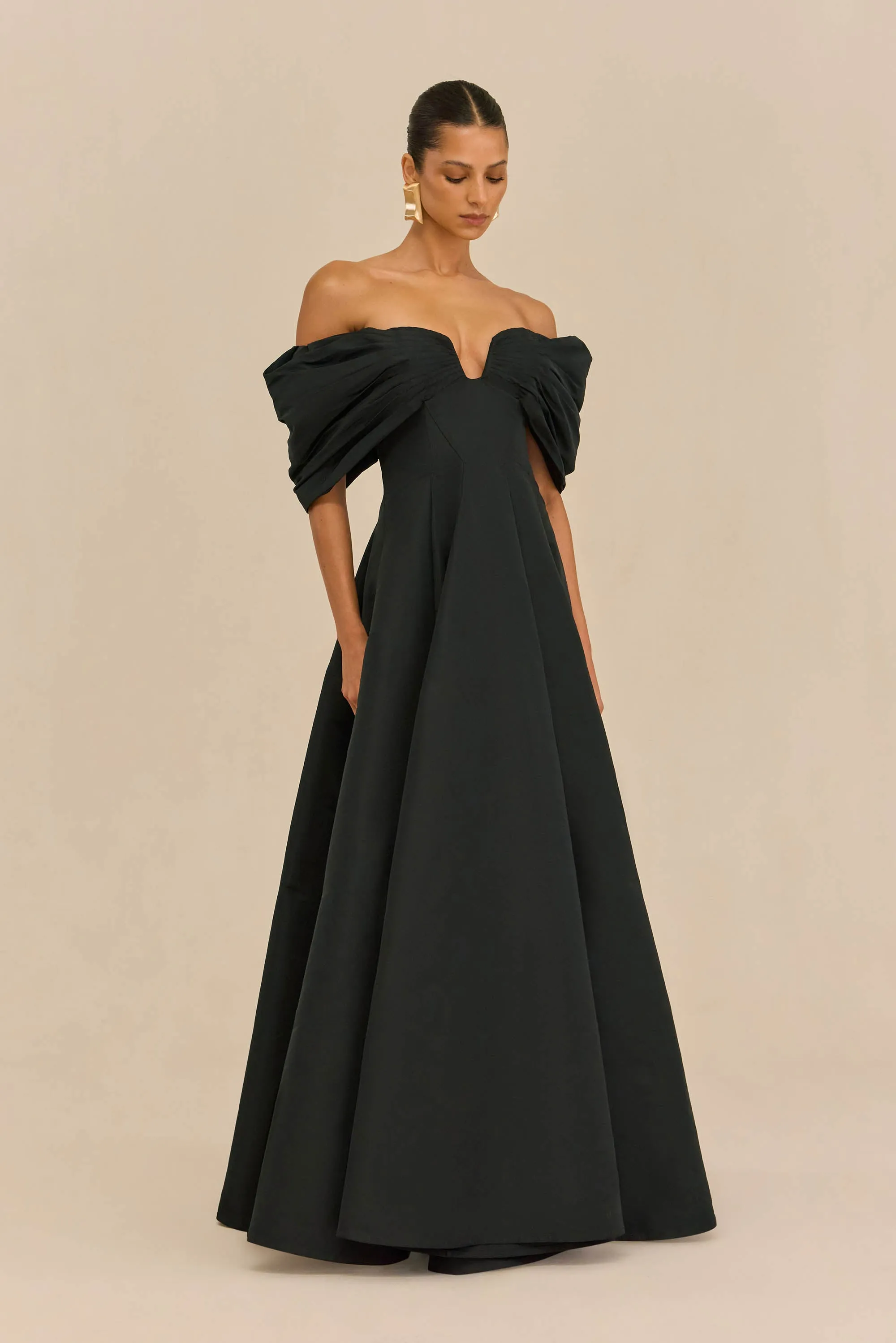 AVIVA GOWN - BLACK sold by Cult Gaia product image thumbnail 5
