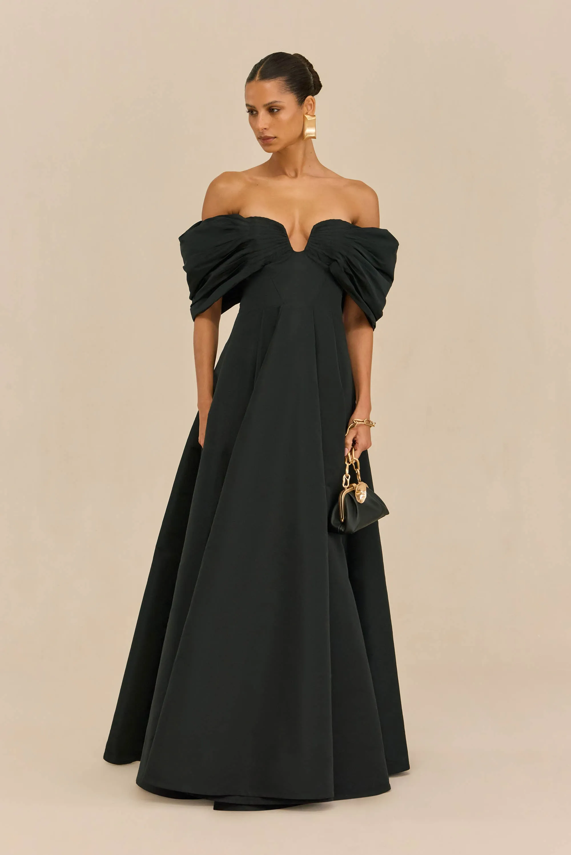 AVIVA GOWN - BLACK sold by Cult Gaia product image thumbnail 3