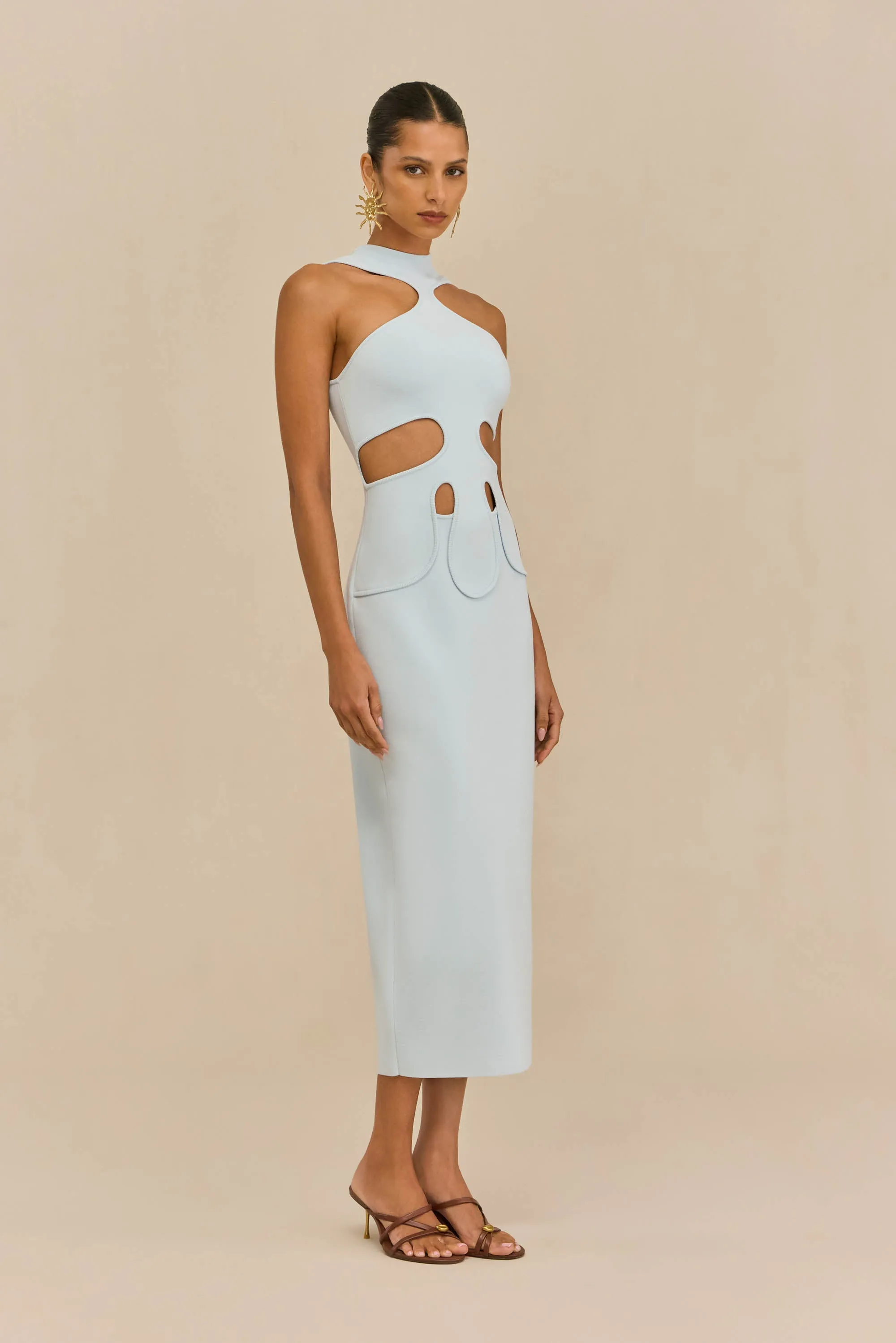 BAYLEE KNIT DRESS - BREEZE sold by Cult Gaia product image thumbnail 4