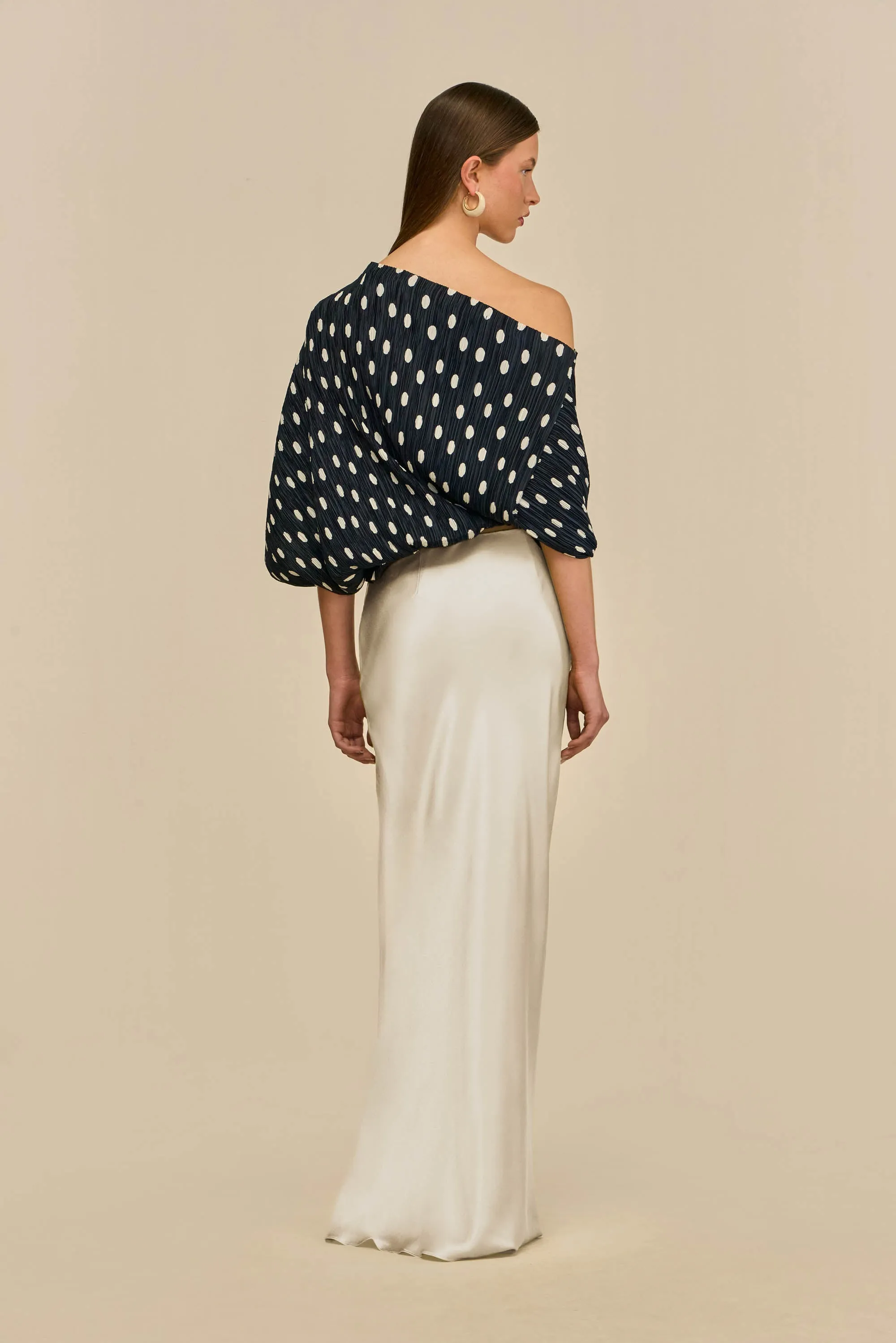 CAMI TOP - SMALL DOT DEEP LAKE sold by Cult Gaia product image thumbnail 5