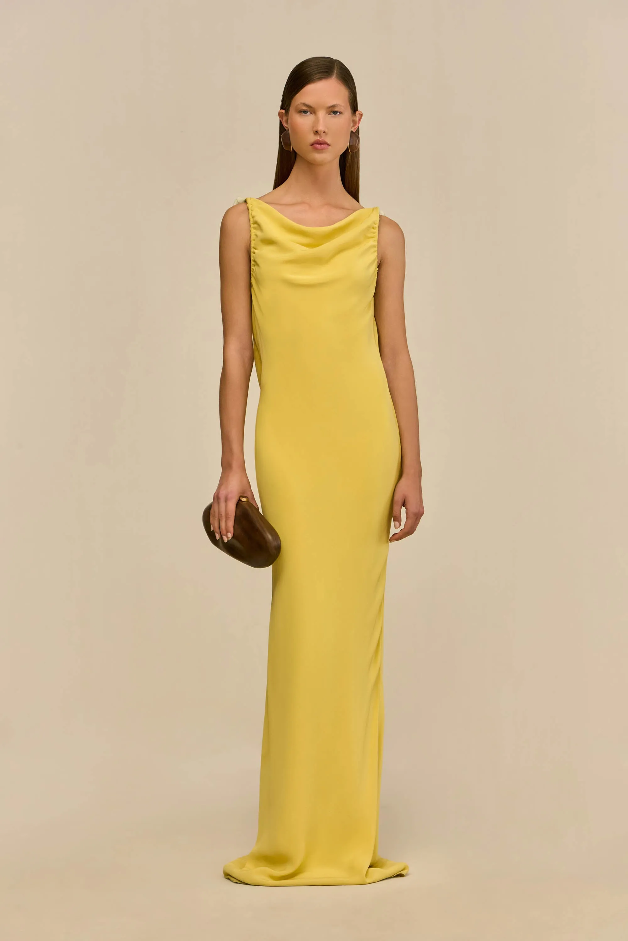 CELESTINA GOWN - CANARY sold by Cult Gaia product image thumbnail 3