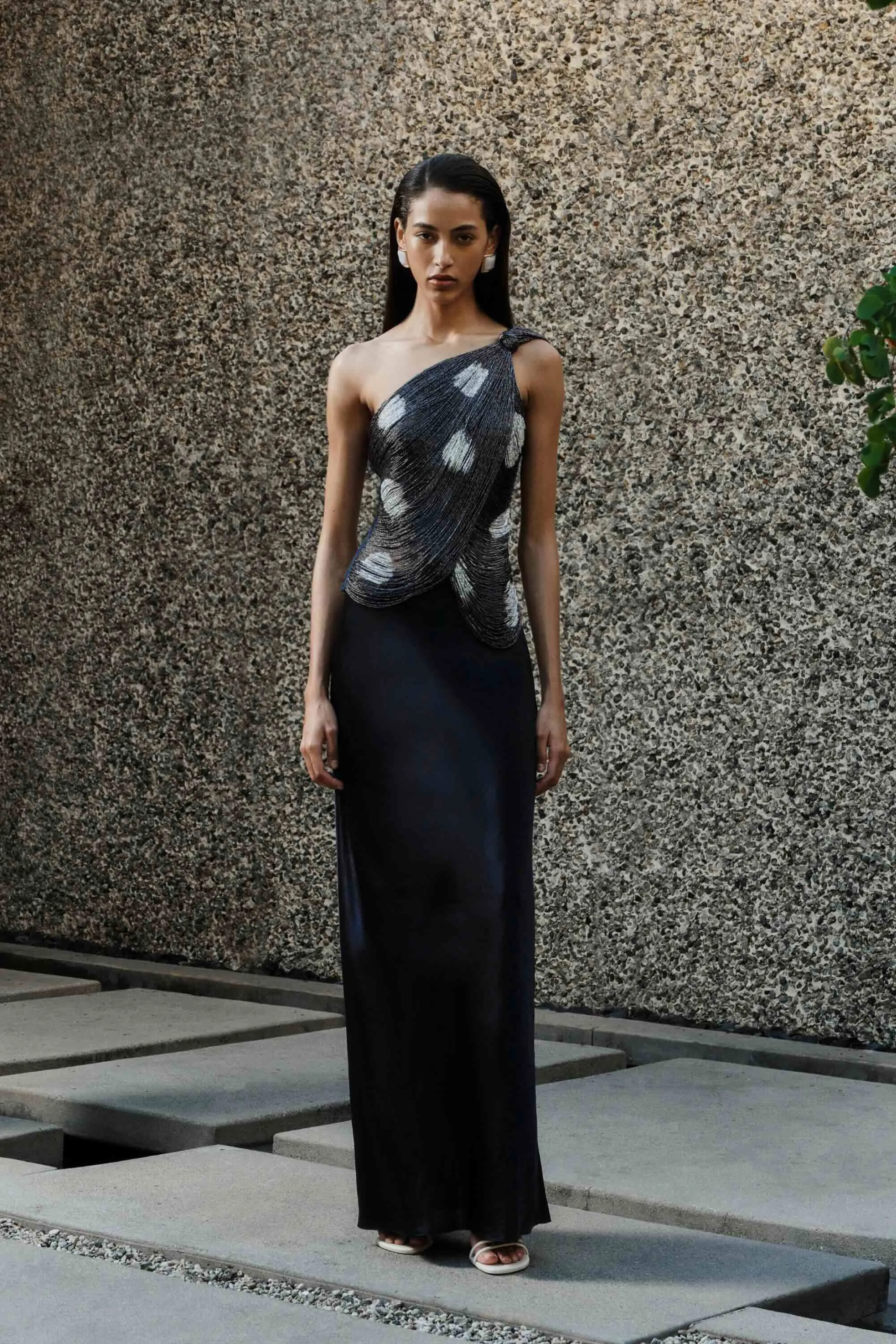 CHANTEL SKIRT - DEEP LAKE sold by Cult Gaia