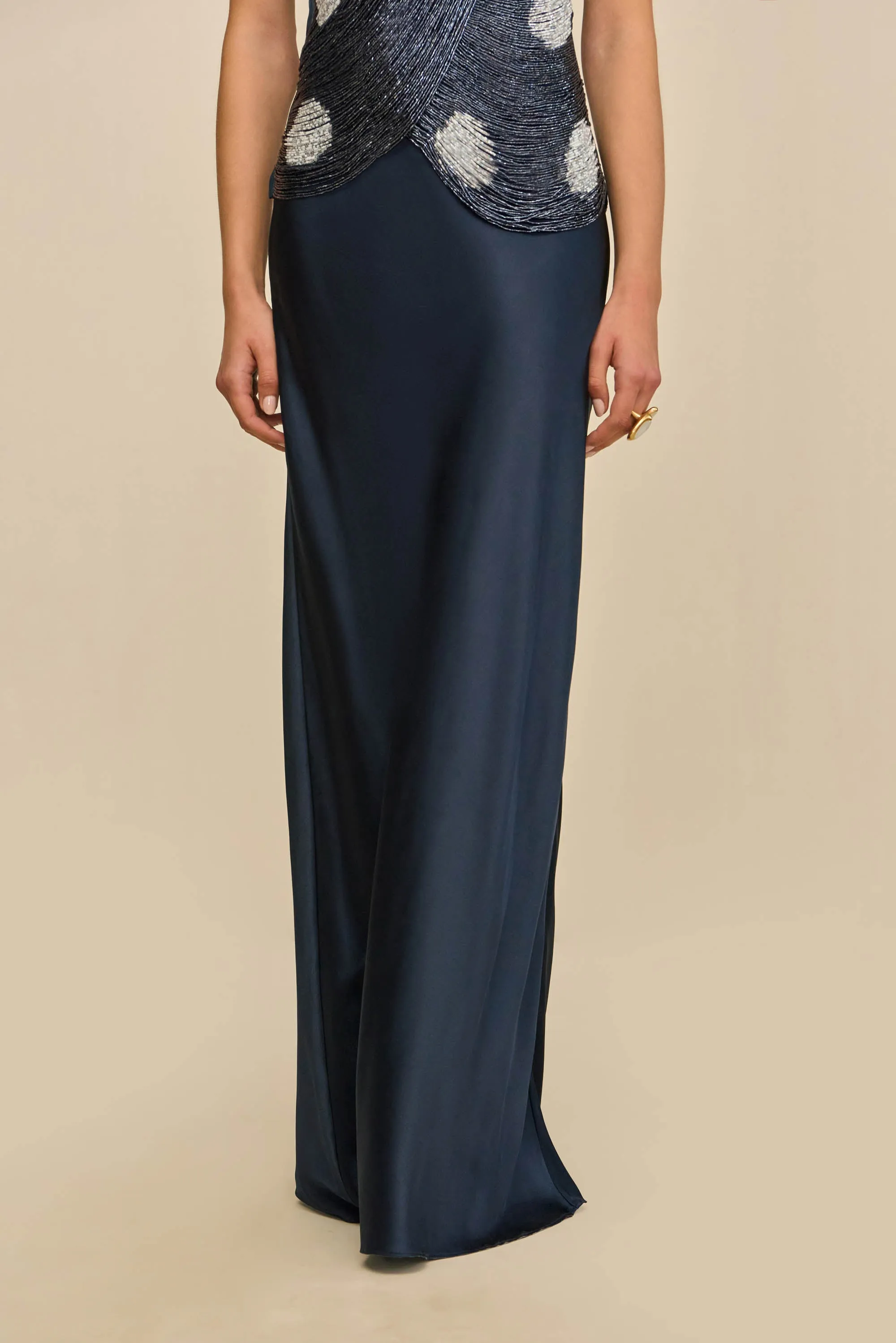 CHANTEL SKIRT - DEEP LAKE sold by Cult Gaia product image thumbnail 3