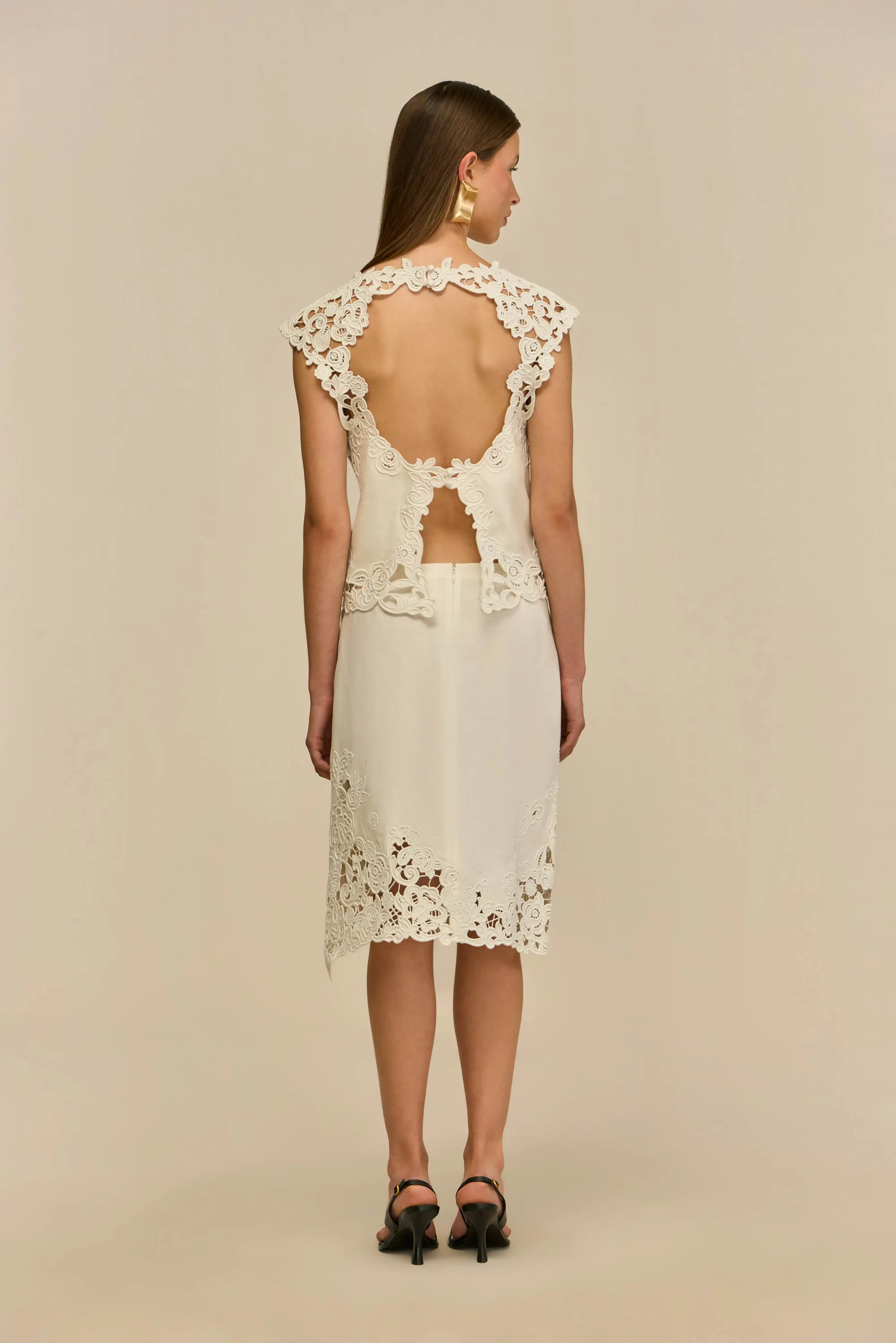 DESTRY TOP - OFF WHITE sold by Cult Gaia product image thumbnail 5